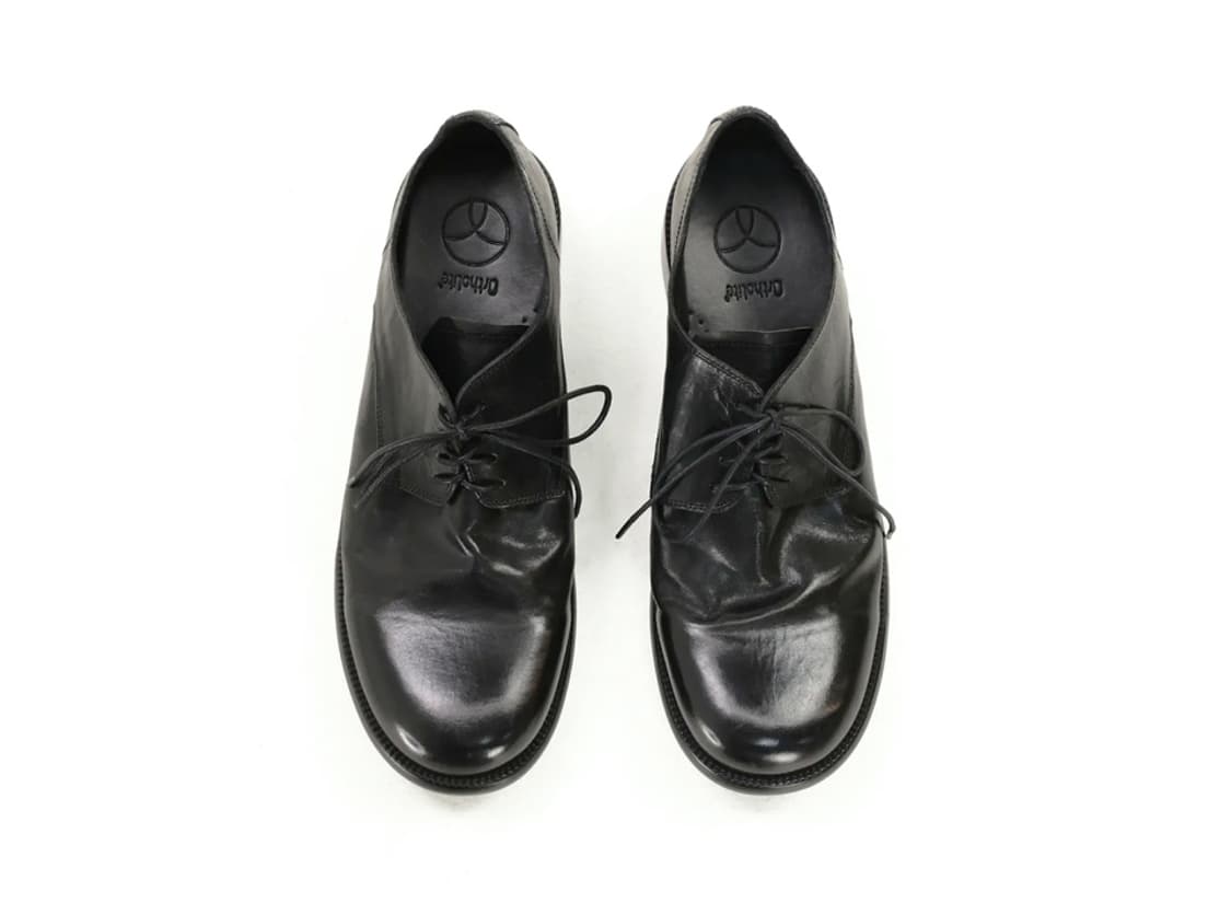 홀리 홀스하이드 컴포트 더비 슈즈 블랙,260 상품이미지2