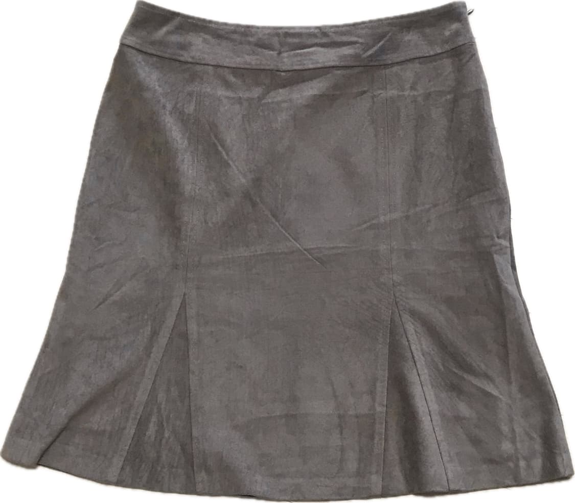 스웨이드 스커트 레이어드 스커트 플레어 스커트 상품이미지1