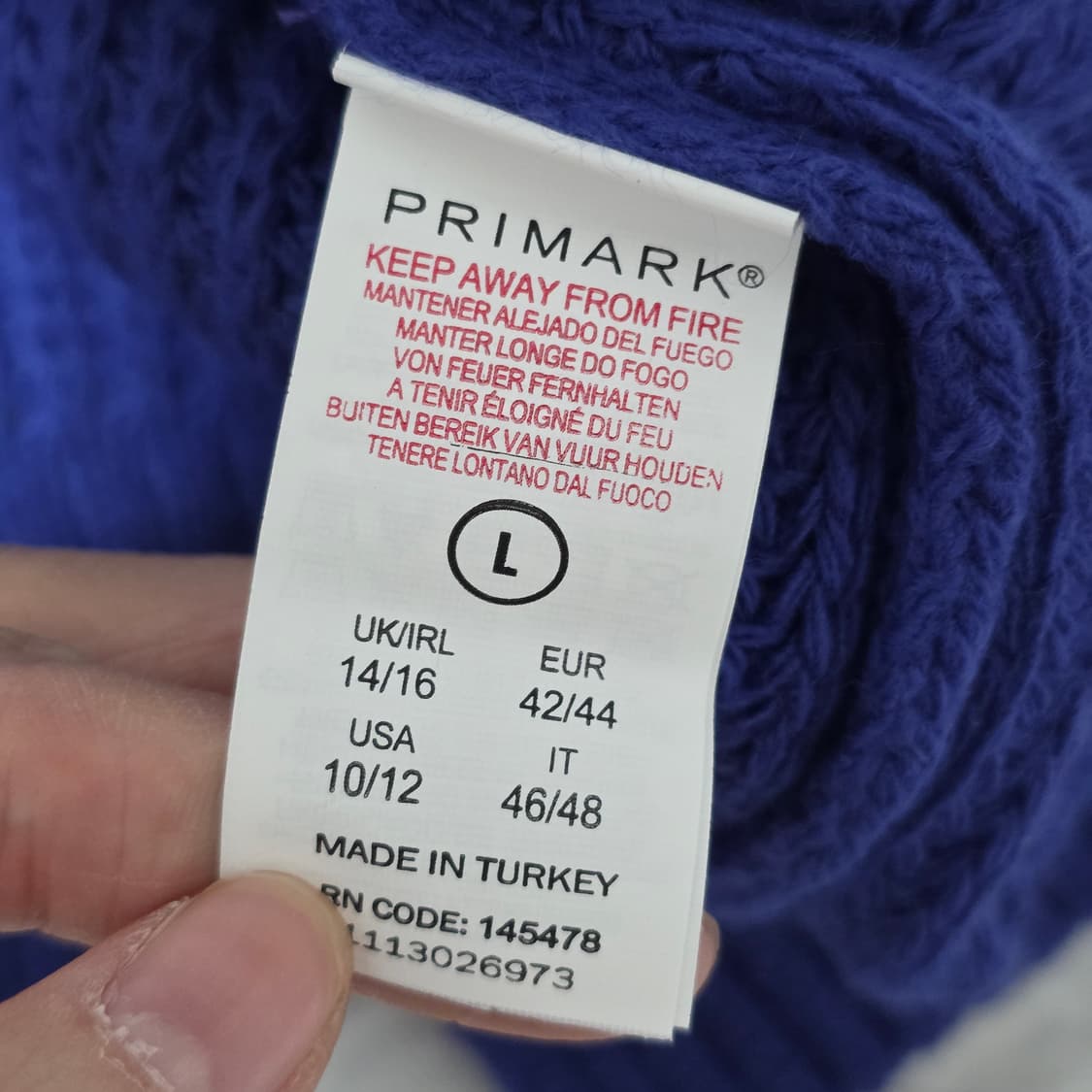 오네갸루 링 포인트 니트 상품이미지5