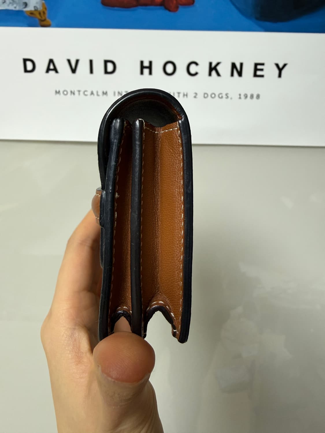 셀린느 트리옹프 명함지갑 브라운 상품이미지2