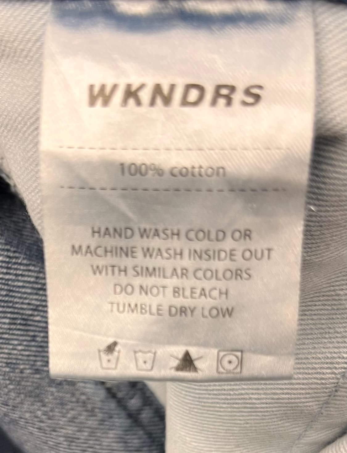 위캔더스 WKNDRS 카펜터 데님 팬츠 L 상품이미지5