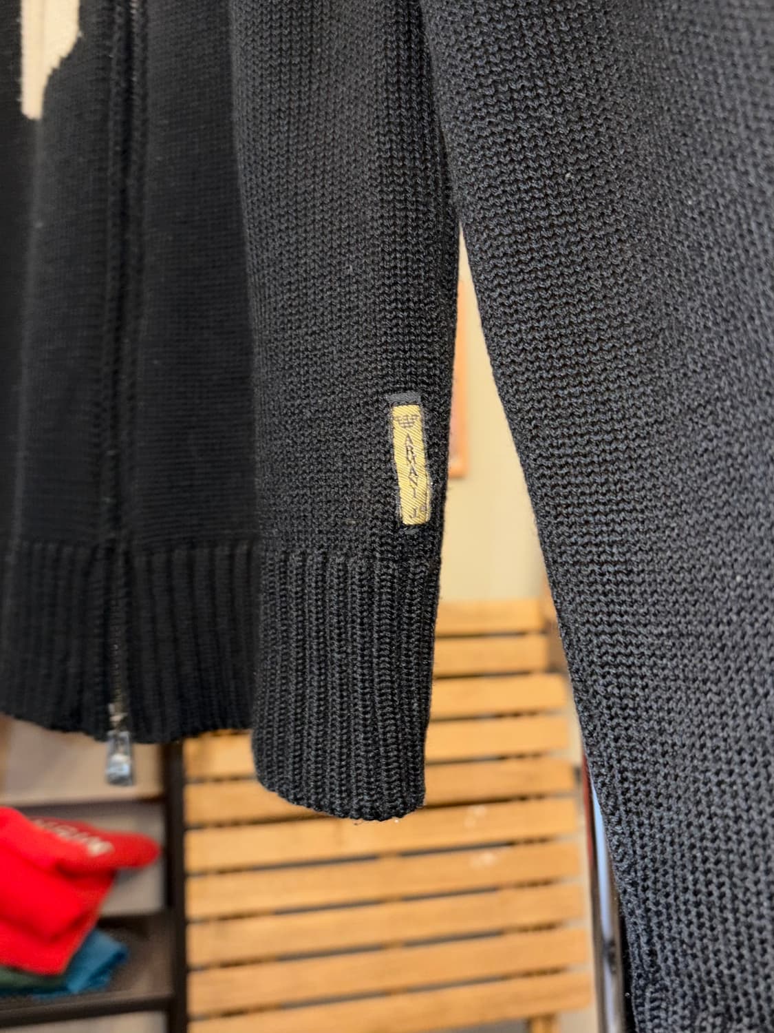 Armani Jeans 81 motorcycle knit zip-up 상품이미지9