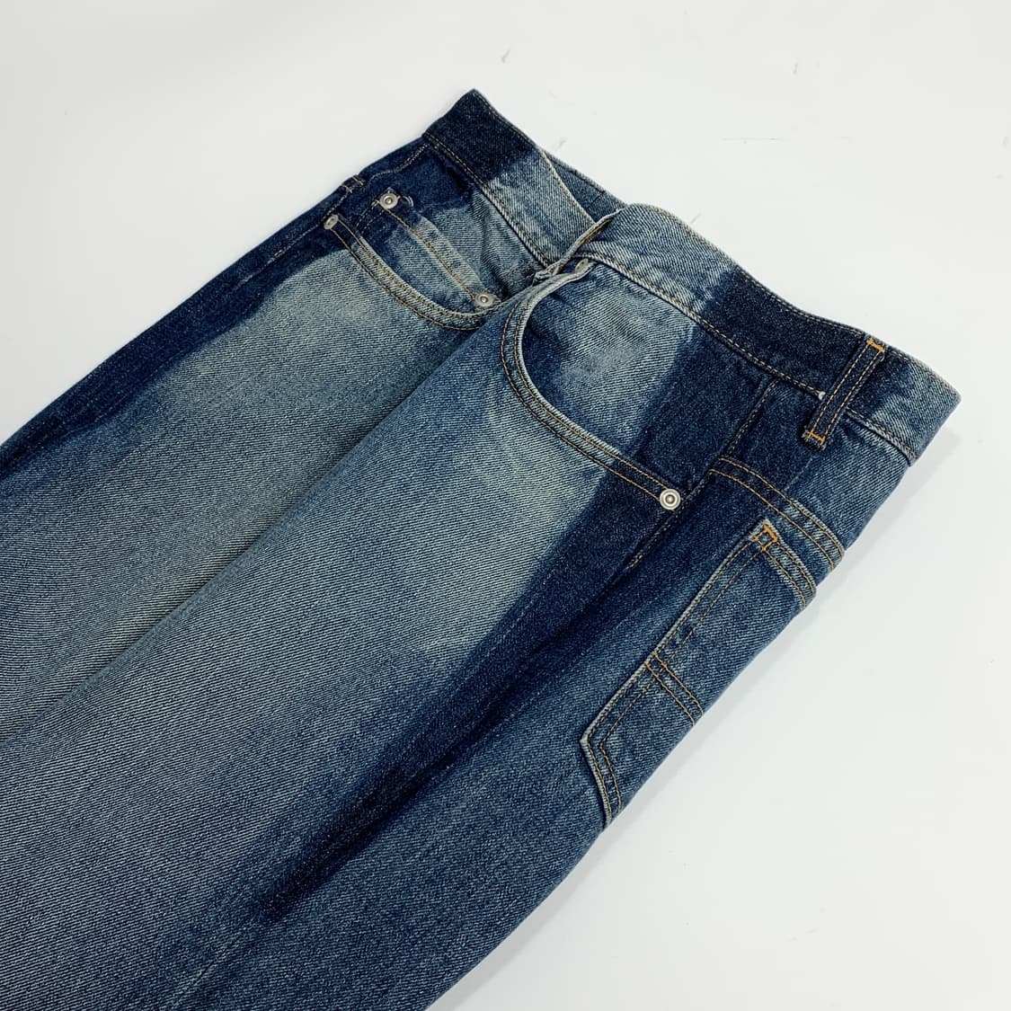 지에다 웨스턴 부츠컷 데님 팬츠 상품이미지3