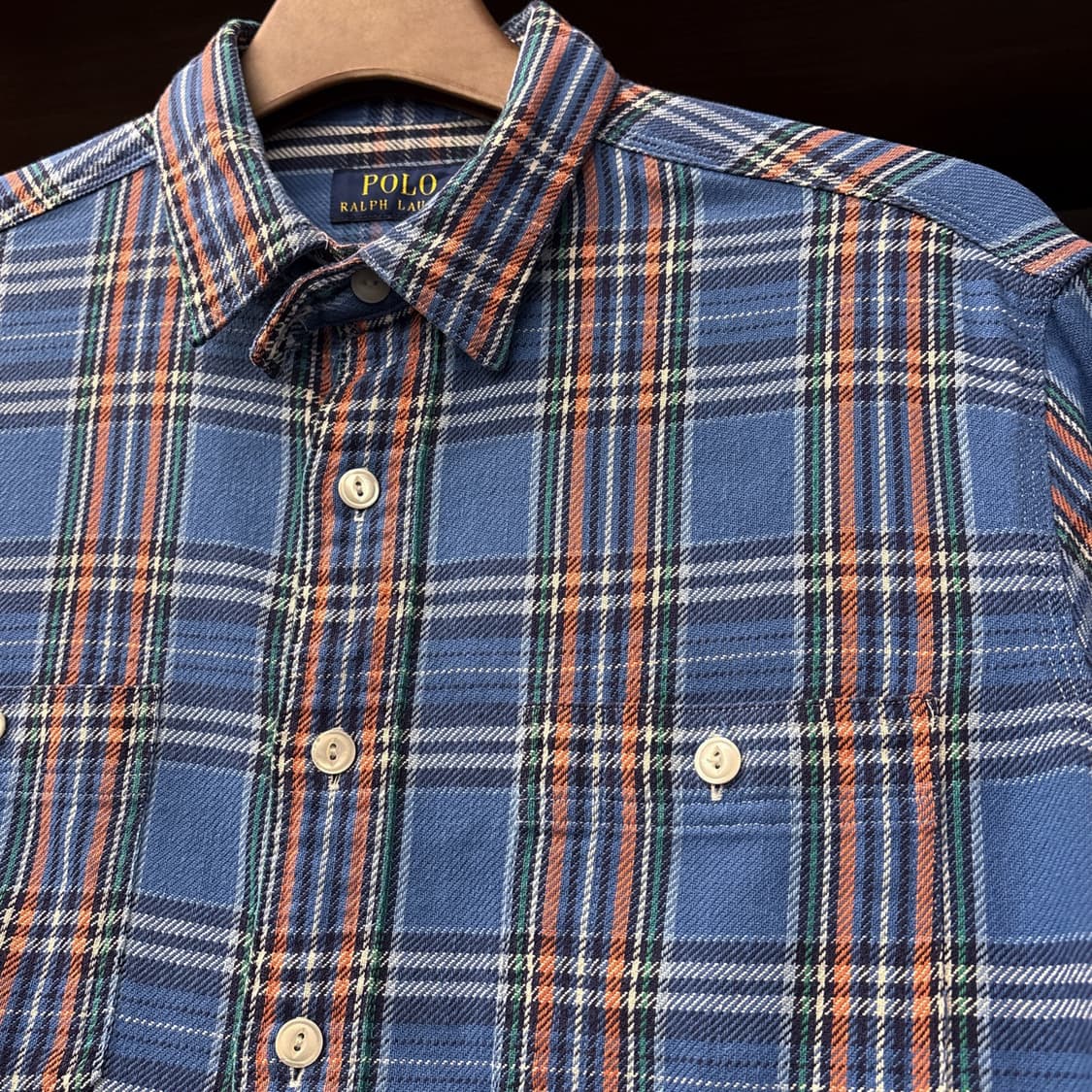 신형라벨 폴로 랄프로렌 멀티 플래드체크 포켓셔츠 N877 상품이미지5