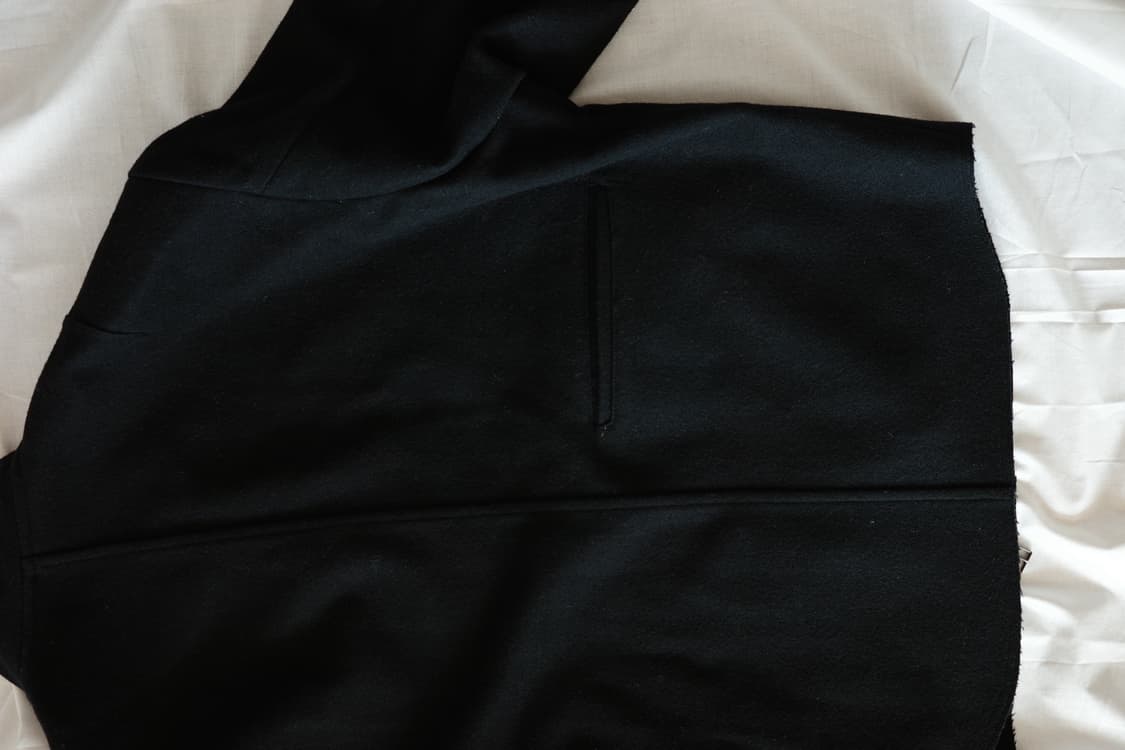 이얼즈어고 컷아웃 포켓 울 블루종 01-3 상품이미지5