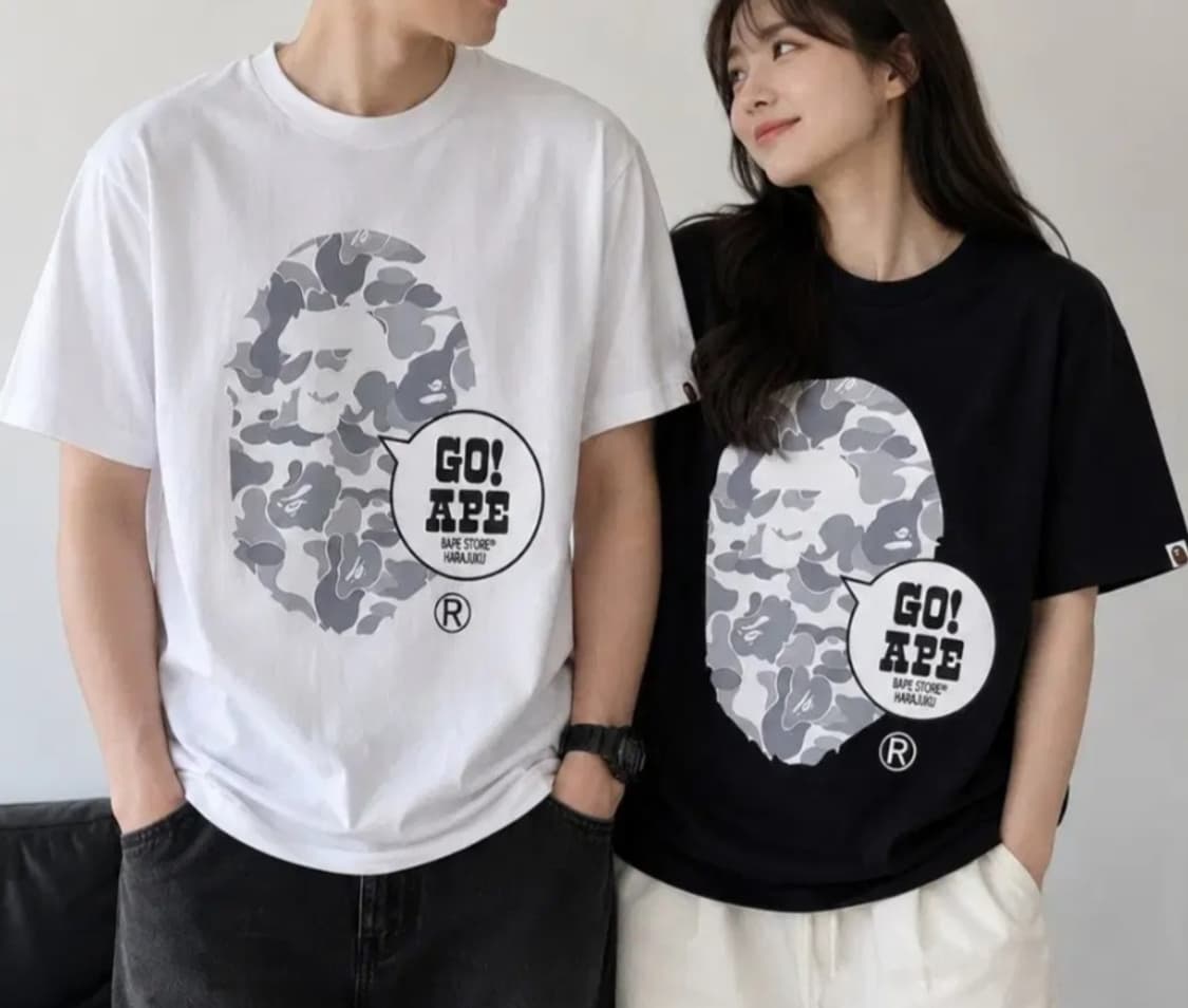 베이프 고! 베이프 하라쿠 카모 반팔티  상품이미지4