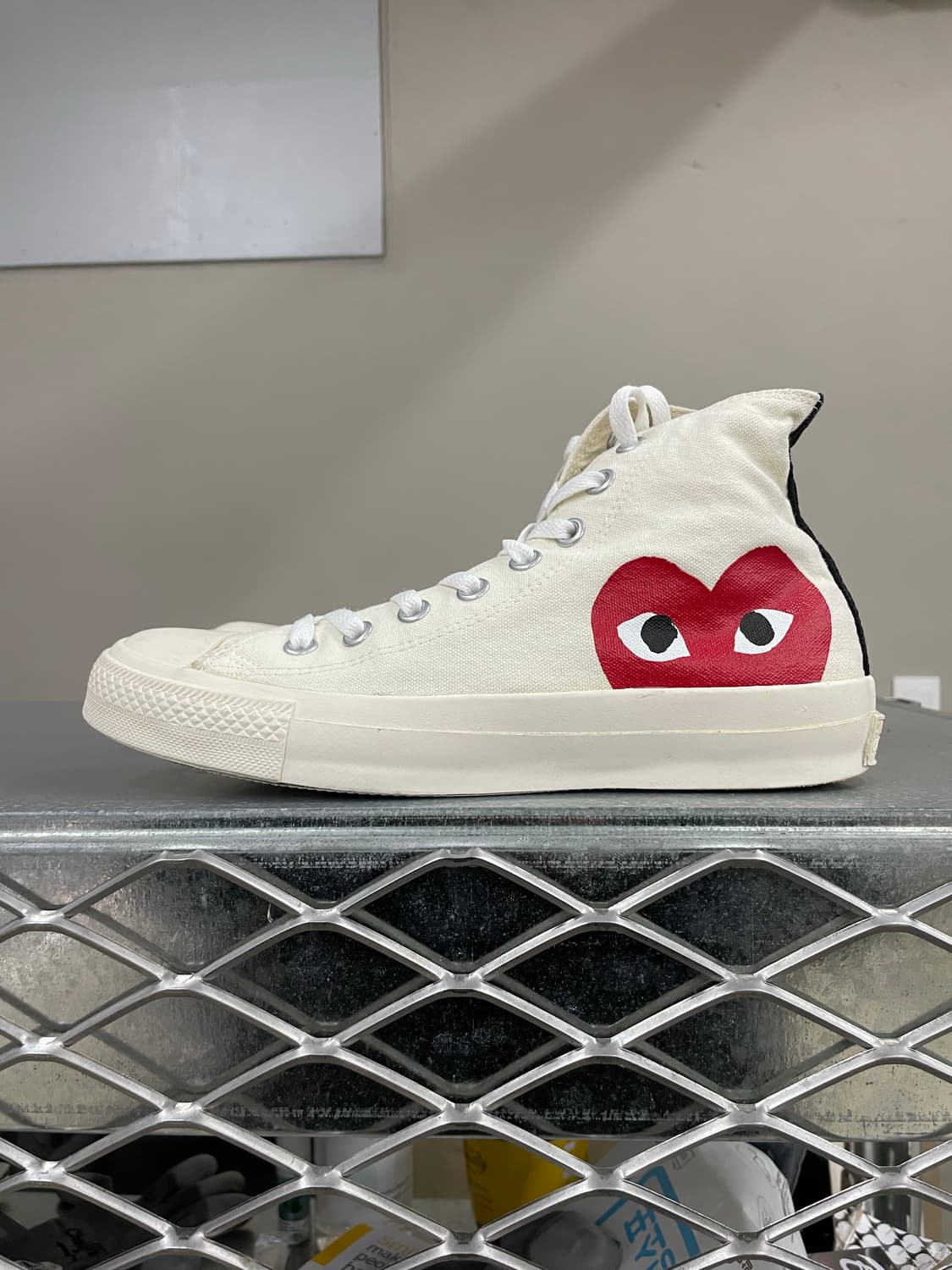 컨버스 x 플레이 꼼데가르송 하이 화이트 250 (gr-4141) 상품이미지1