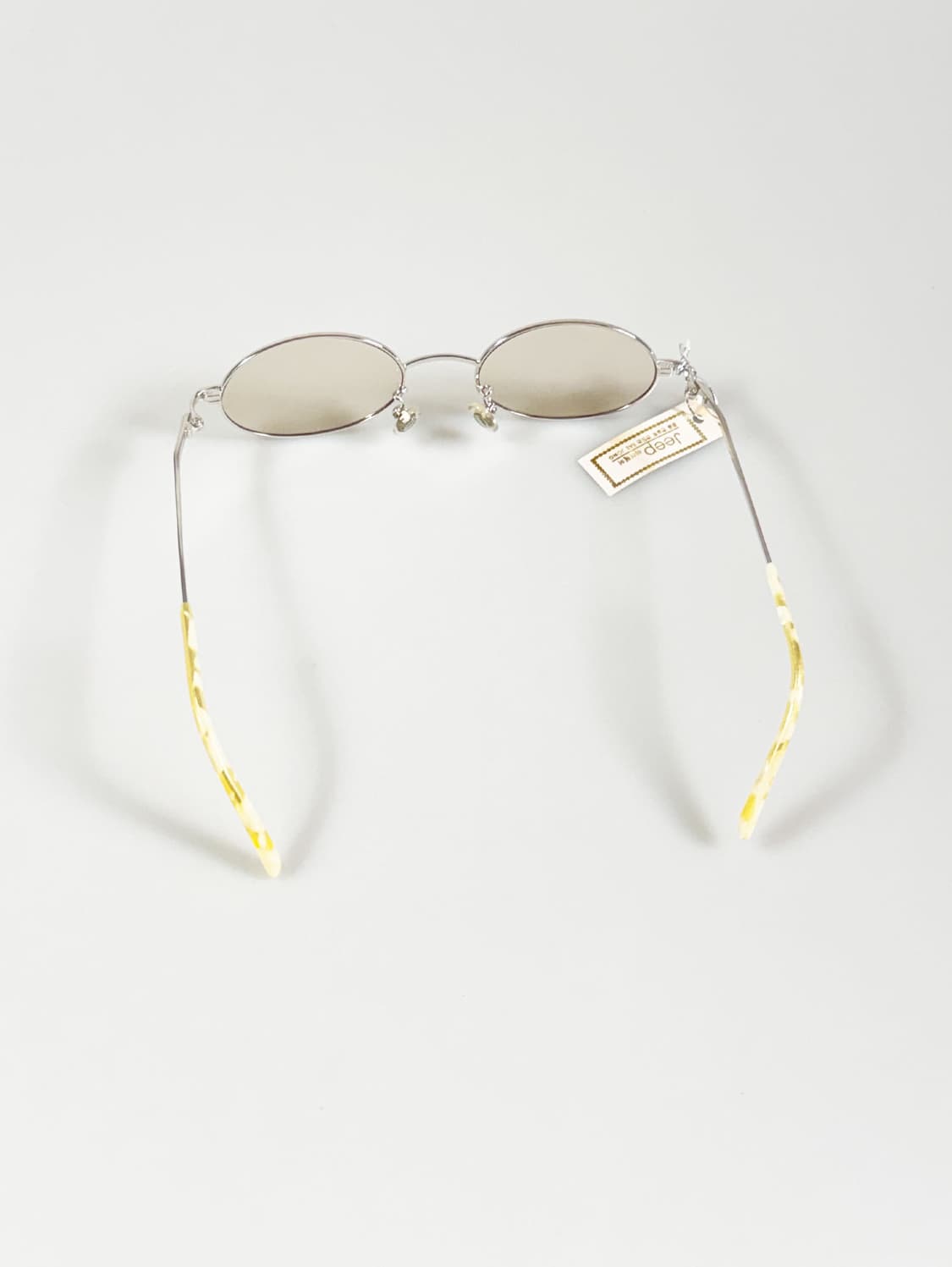 JEEP 실버 슬림 오벌 메탈 프레임 빈티지 안경 상품이미지5