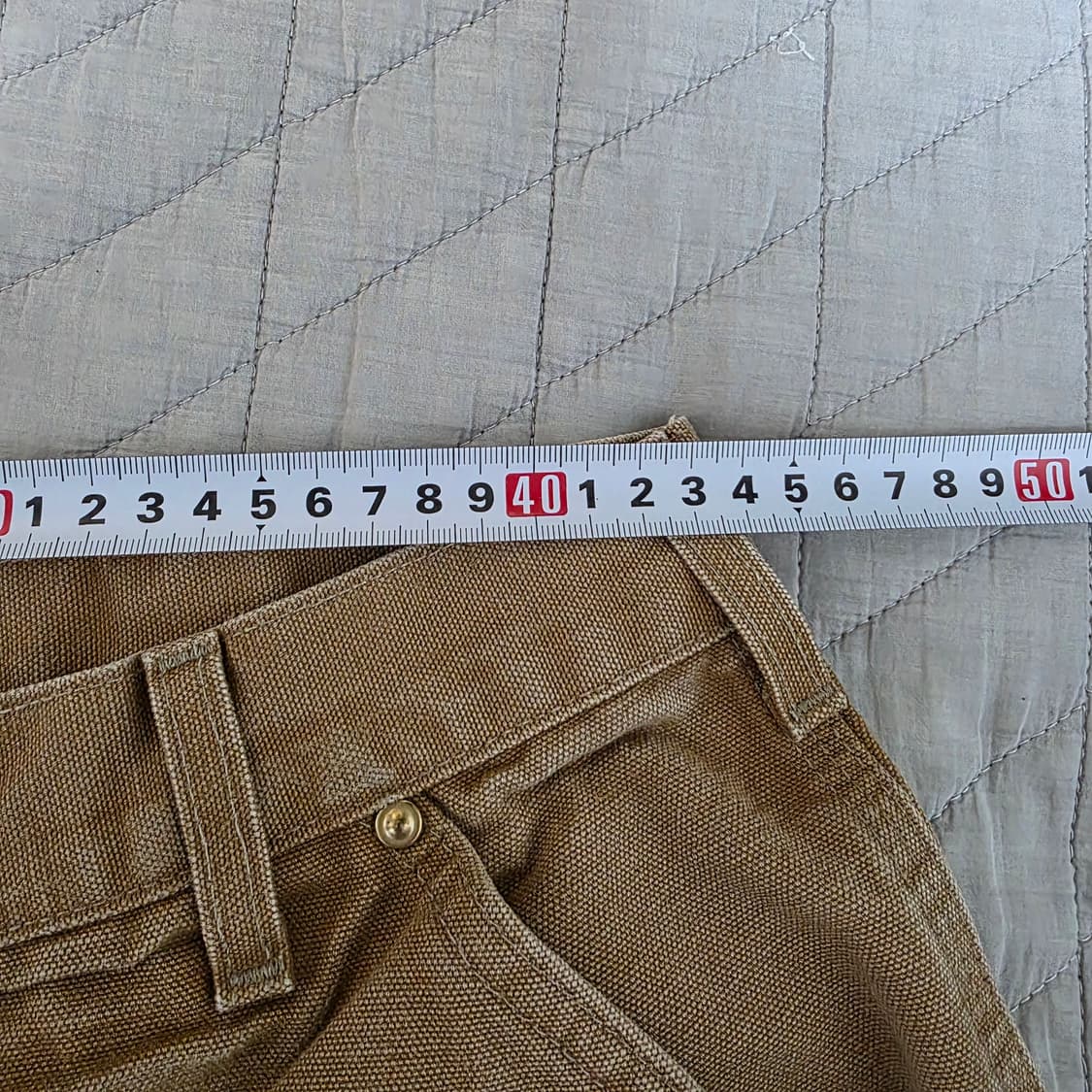 [38X30] 칼하트 더블니 B01 BRN 워크팬츠 쿨컨디션 T-7 상품이미지8