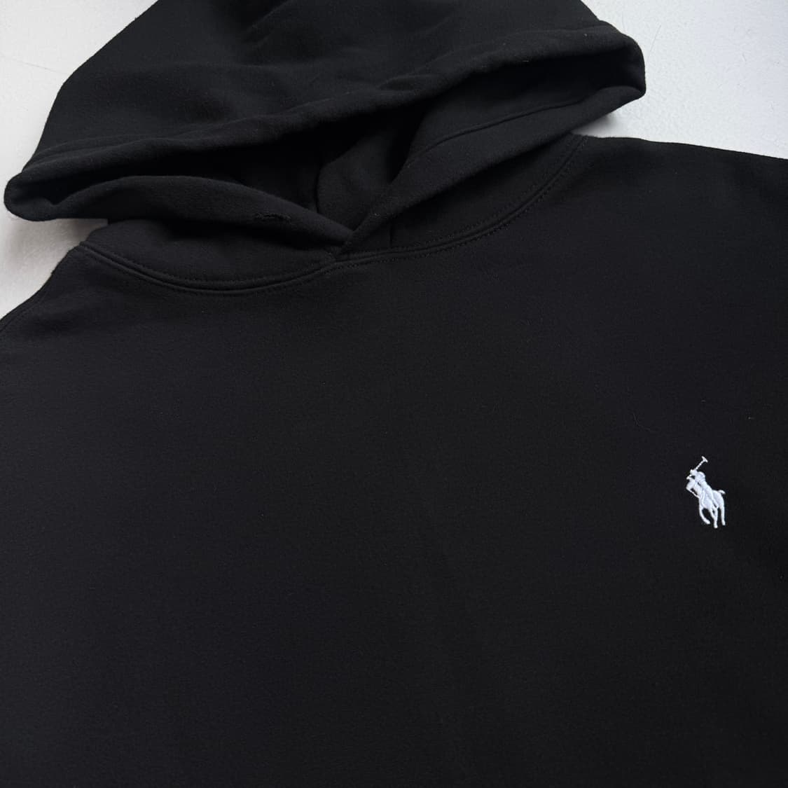 폴로 포니 후드티 블랙 상품이미지3