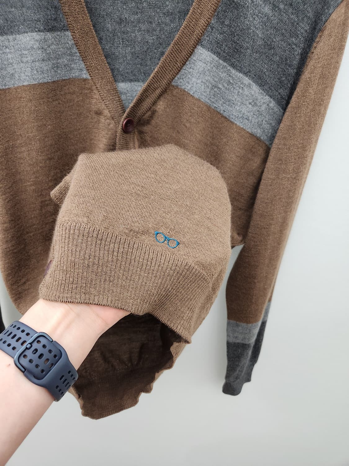 시리즈 에피그램 브라운 니트 가디건 울100% 상품이미지8