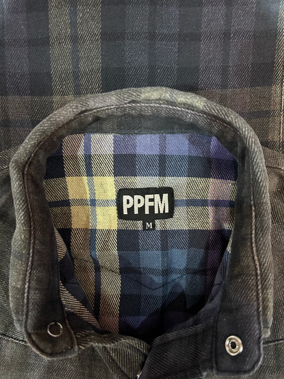 PPFM jacket PPFM 체크패턴 셔츠 자켓 상품이미지5