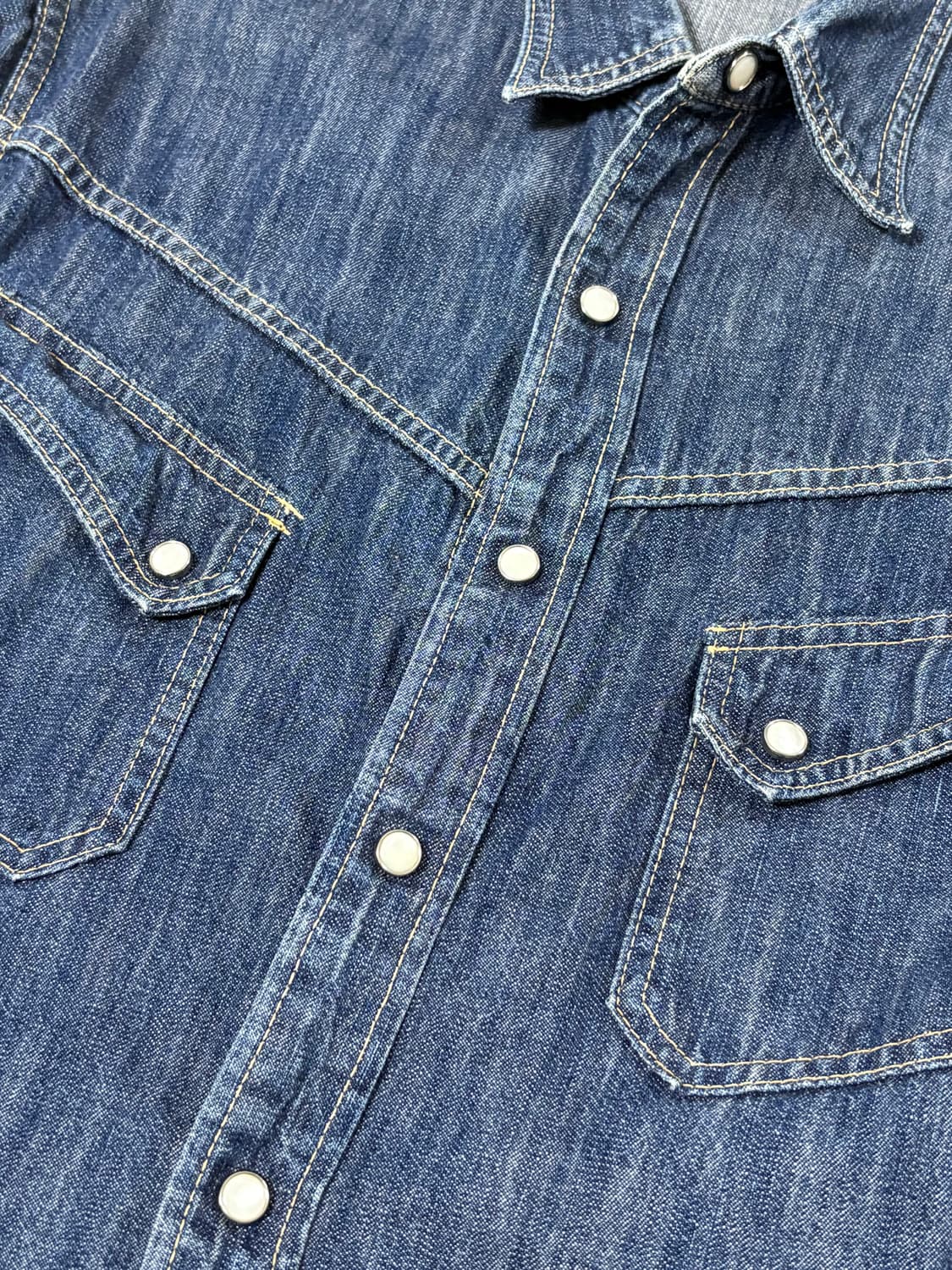 (M)리얼맥코이 조맥코이 데님 웨스턴셔츠 상품이미지3