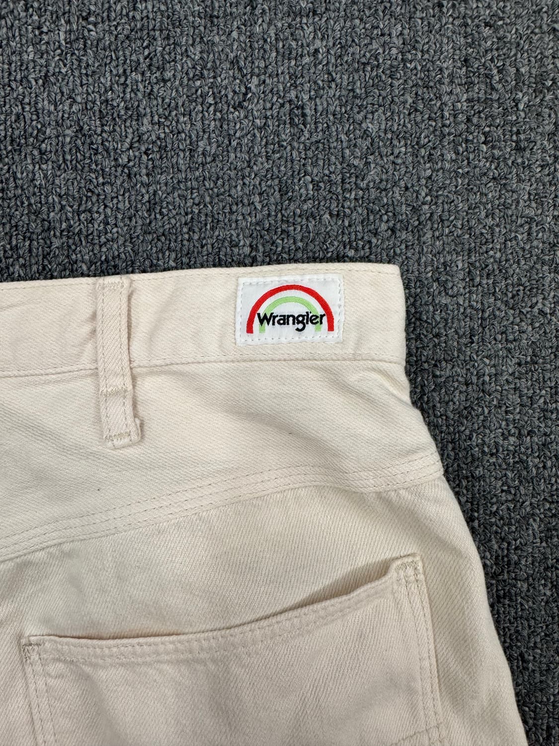 S)랭글러 빈티지 WL0708 크림 코튼 팬츠 상품이미지7