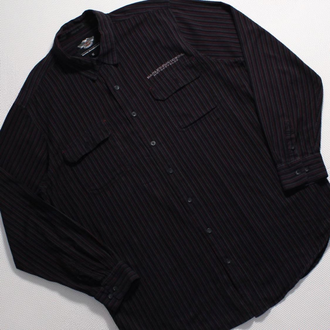 Harley-Davidson 할리 데이비슨 스트라이프 워크셔츠 상품이미지2