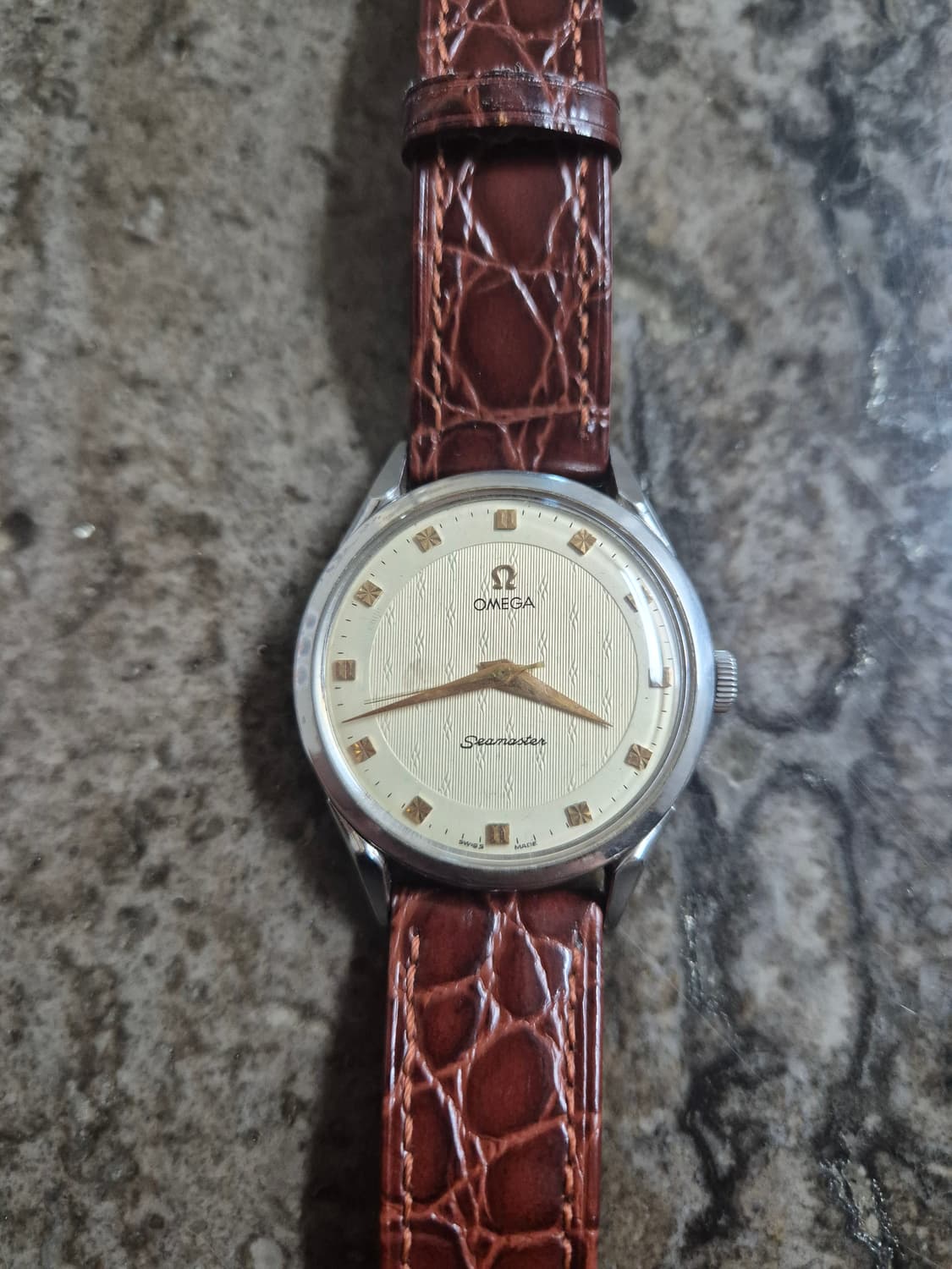 오메가 씨마스터 빈티지 34mm 수동 시계 (1950s Omega) 상품이미지3
