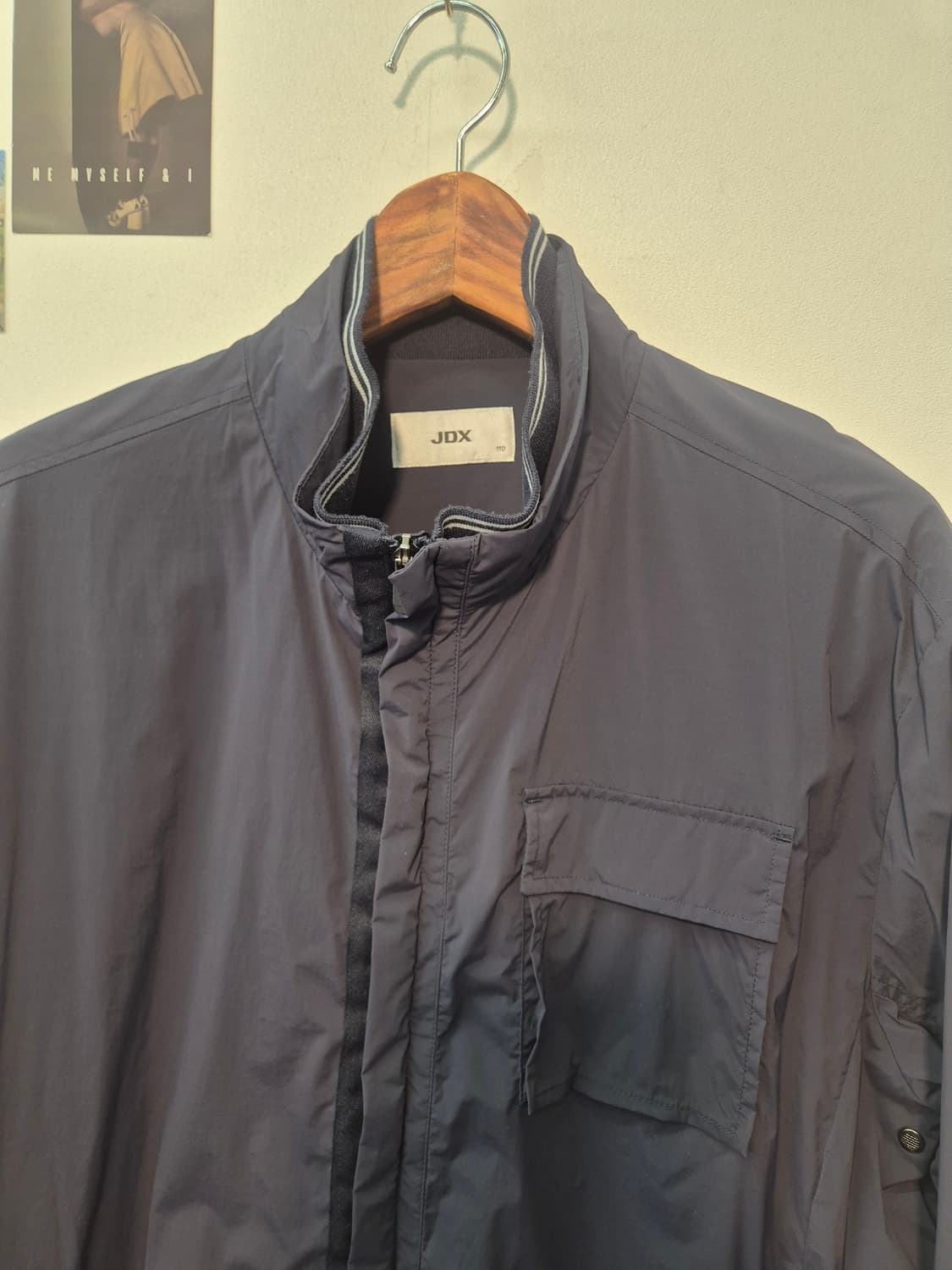 JDX 브랜드의 남성용 네이비 자켓  110
사이즈  상품이미지2