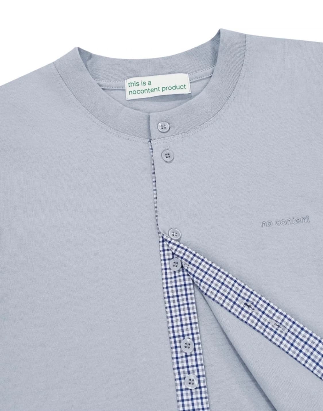 노컨텐츠 코튼 체크 가디건 상품이미지4