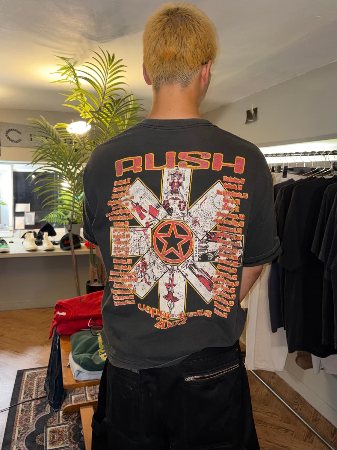 00‘s Rush Vapor Trails tour hard faded T 상품이미지2