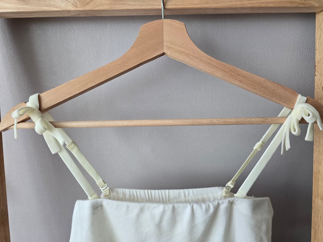 WILLSELECTION 벨벳 스트랩 탑 (M) 상품이미지2