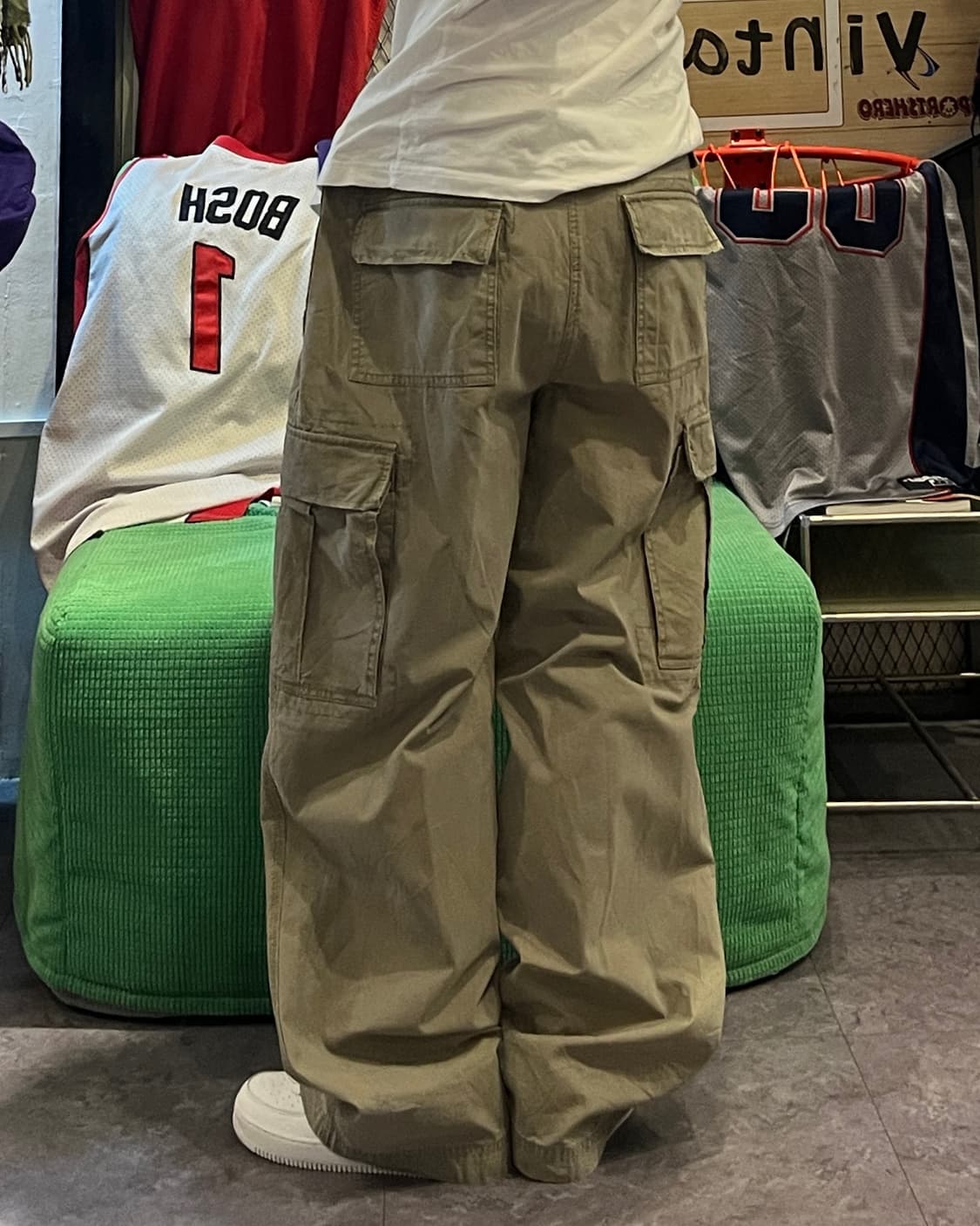 OLD NAVY beige cargo pants 상품이미지3