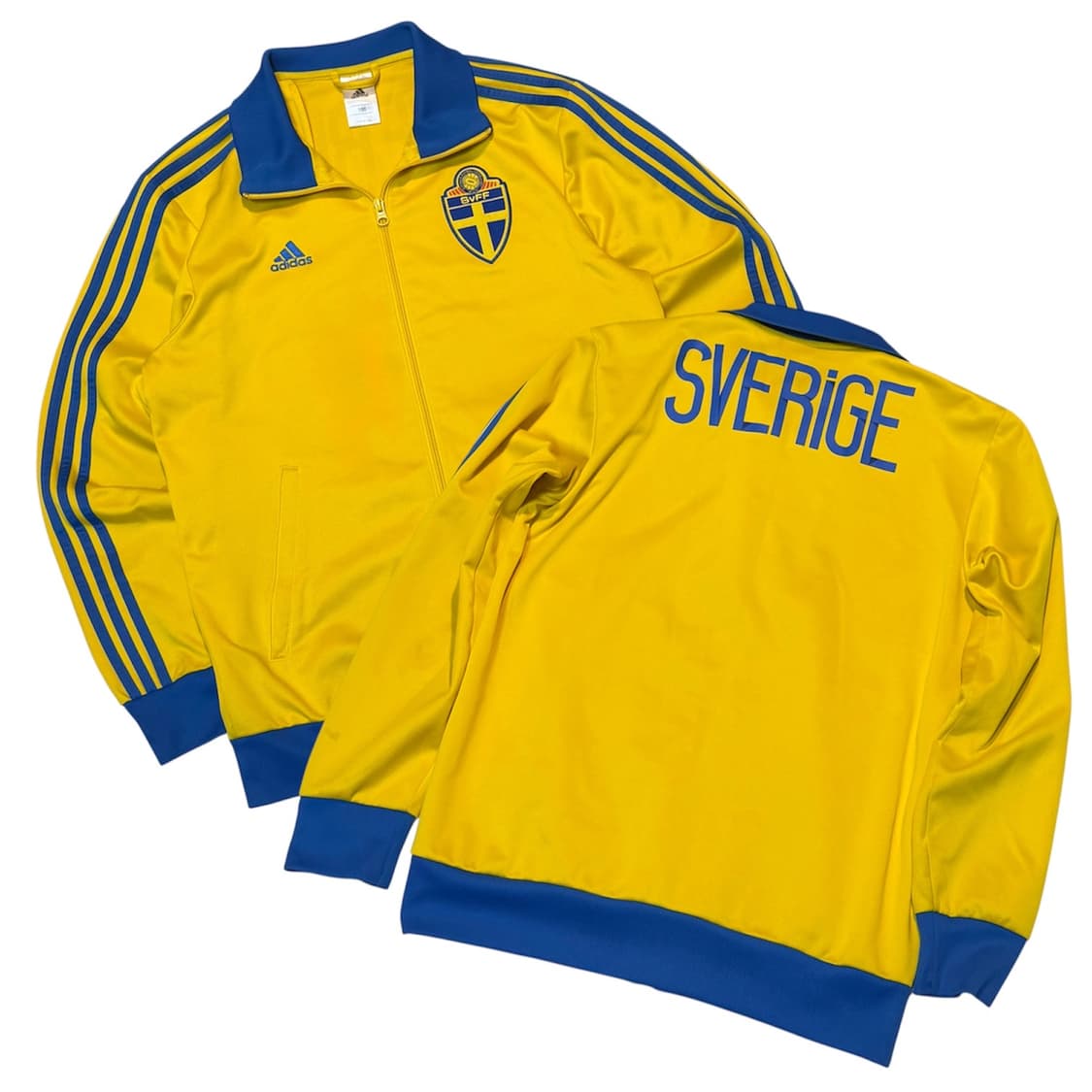 아디다스 13-14 스웨덴 국대 져지 옐로우 블루 상품이미지1
