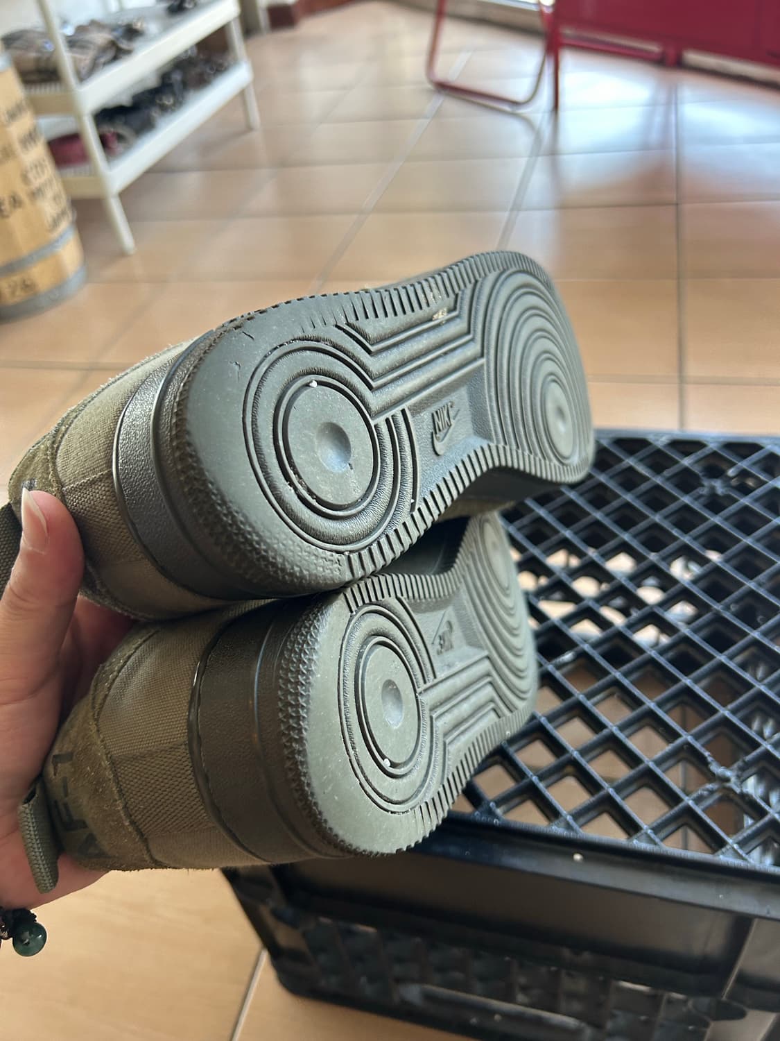 Nike AF1 LOW olive green 270size 상품이미지6