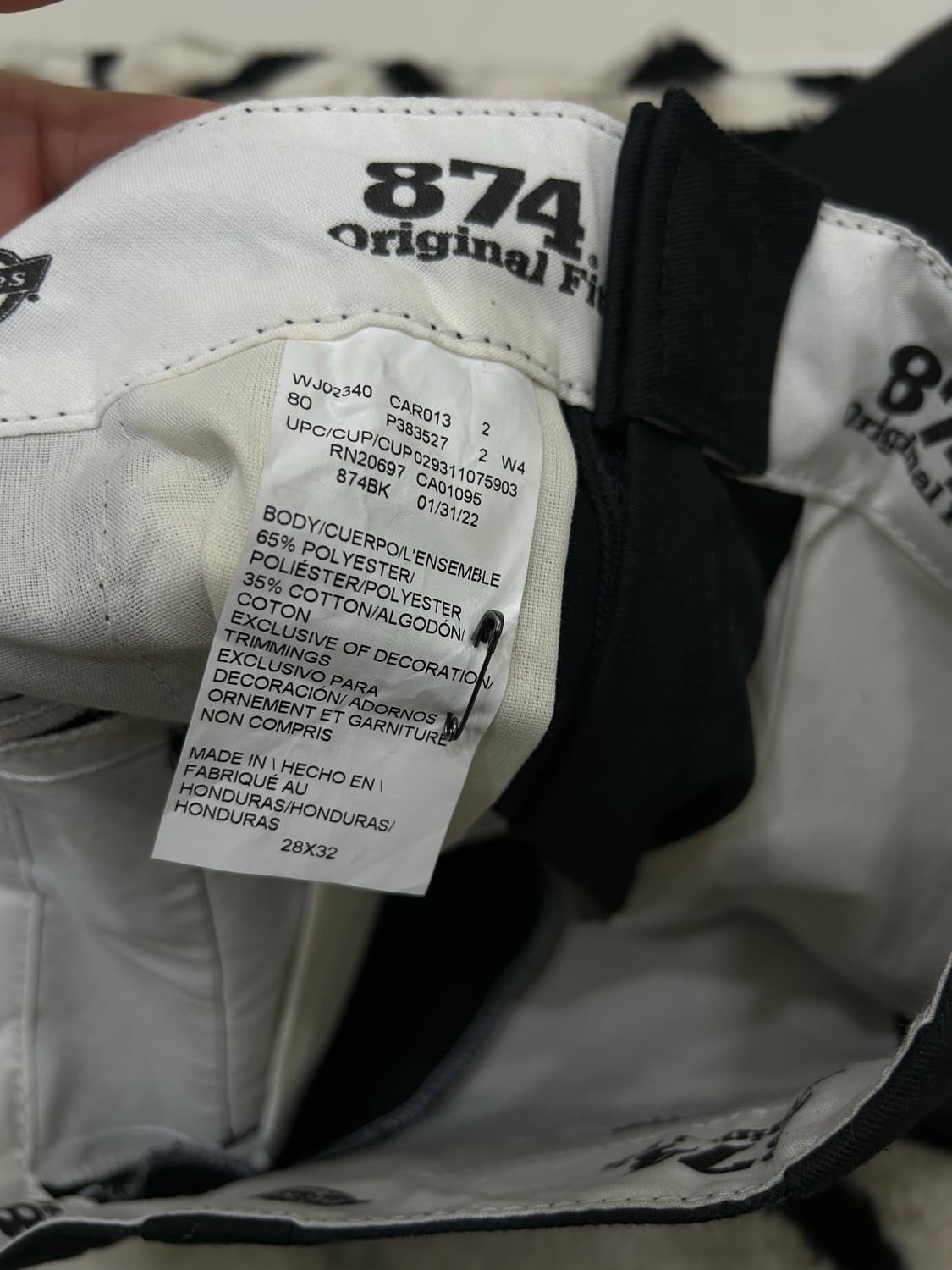 [28]디키즈874 코튼 팬츠/블랙 상품이미지4