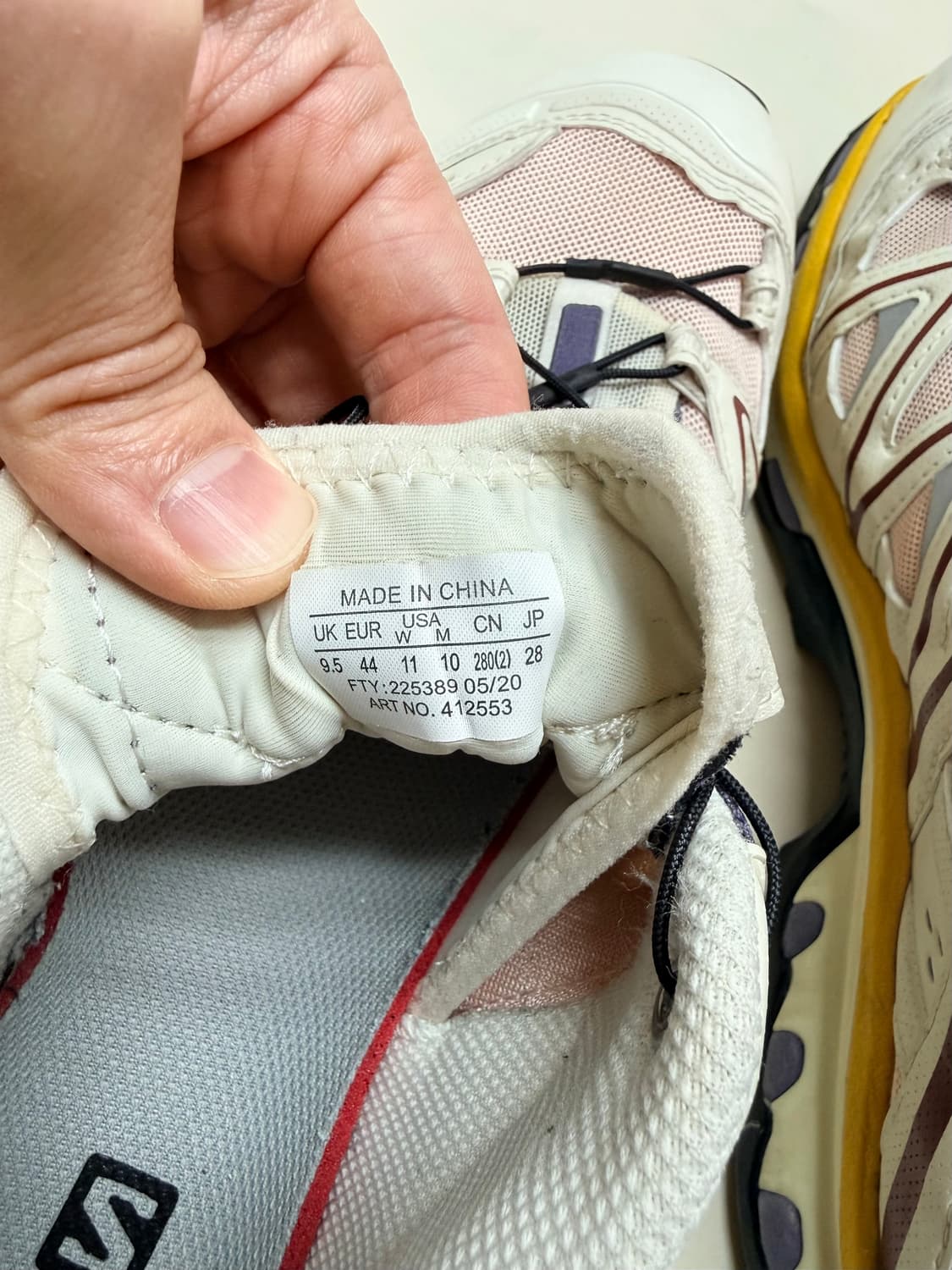 살로몬 XT-퀘스트 ADV 바닐라 아이스 280사이즈 상품이미지6