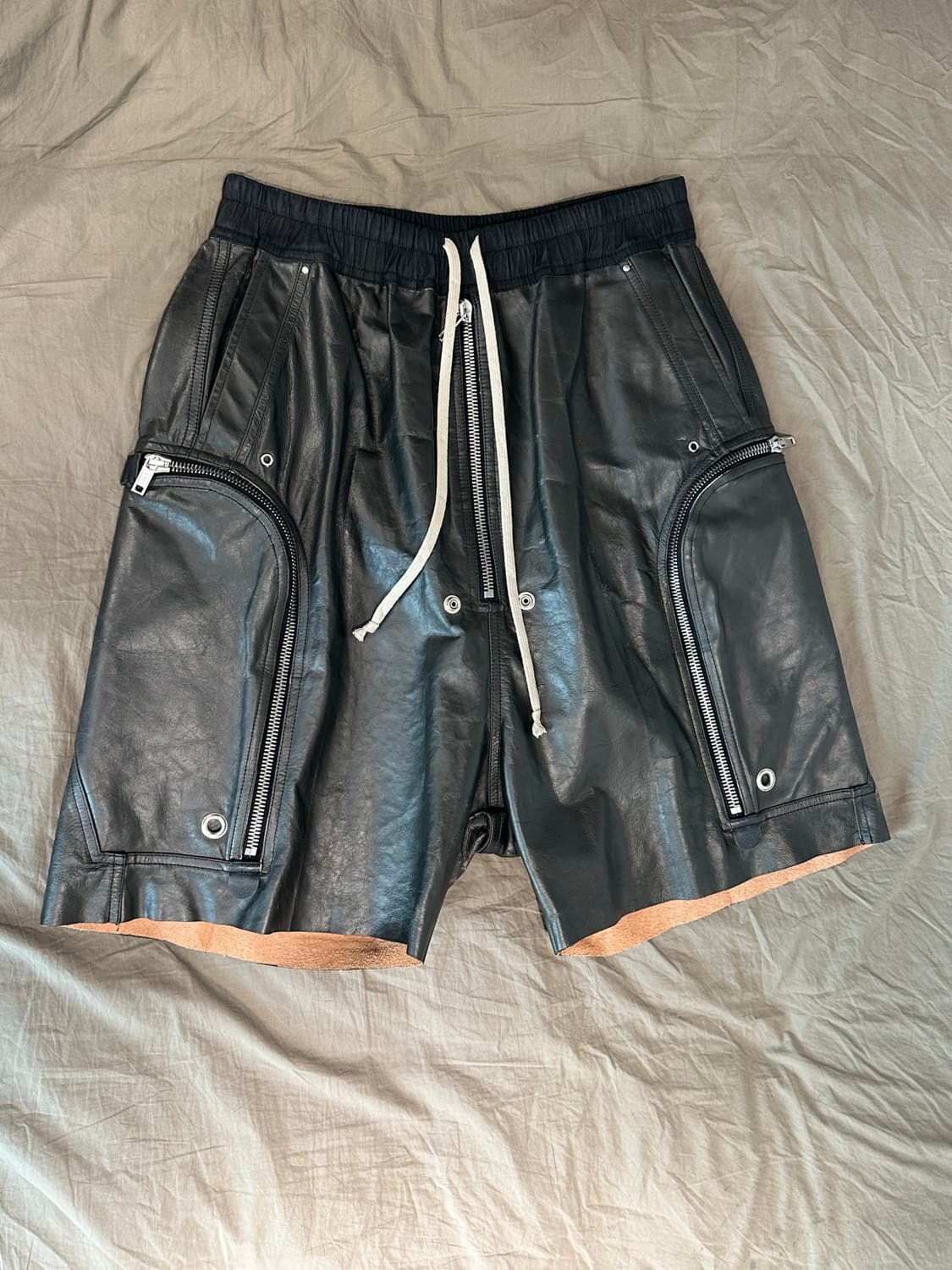 릭오웬스 바우하우스 벨라 레더 쇼츠 50사이즈  상품이미지4