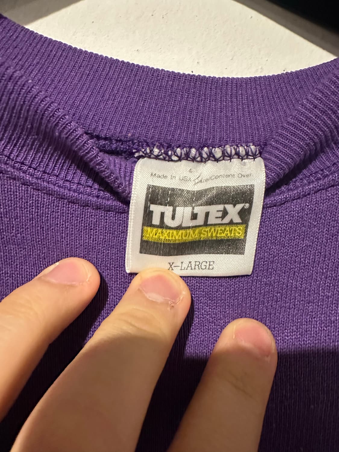 빈티지 90s USA 50/50 스웻셔츠 상품이미지3