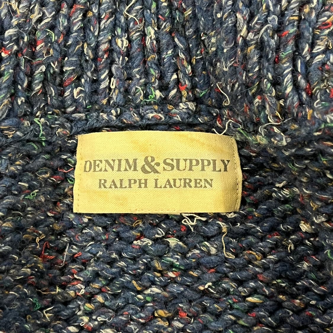 [정품] 폴로 데님앤서플라이 랄프로렌 블루 꽈배기 니트 가디건 b10 상품이미지5