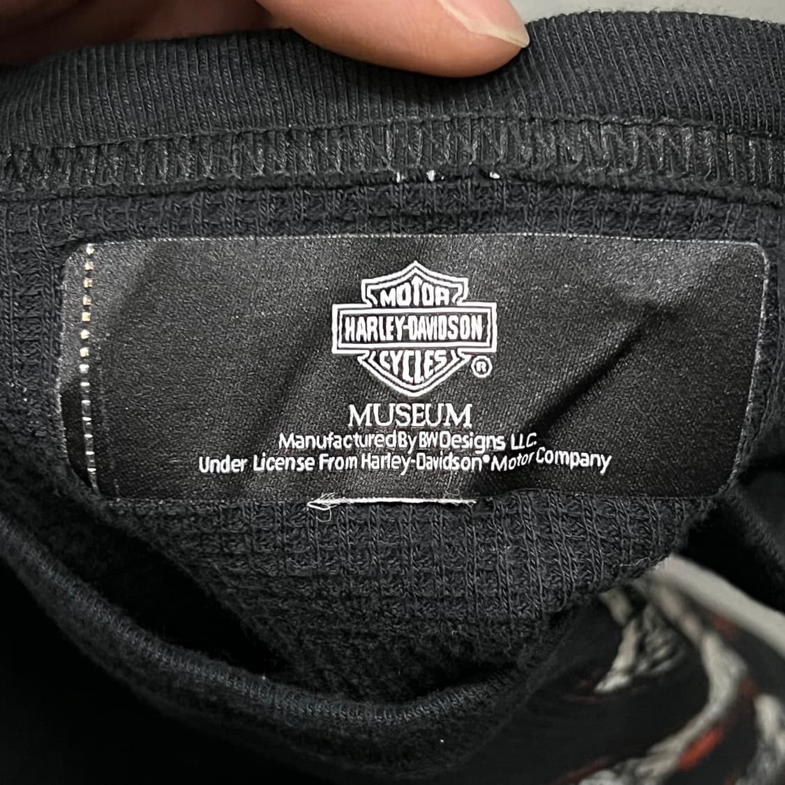  할리데이비슨 로고 와플 티셔츠 y15724 상품이미지6