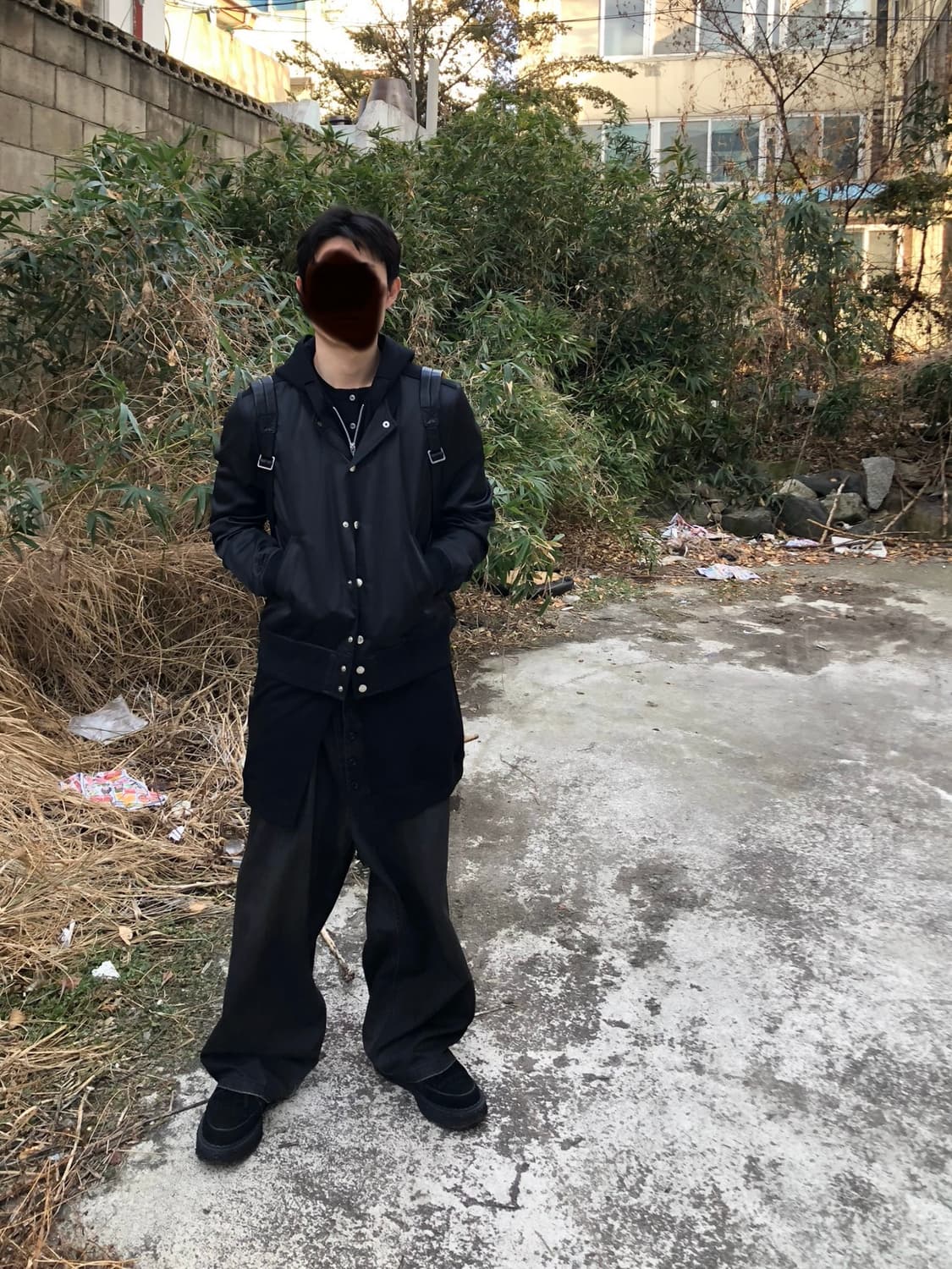 미하라야스히로 레이어드 후디 바시티 자켓 상품이미지6