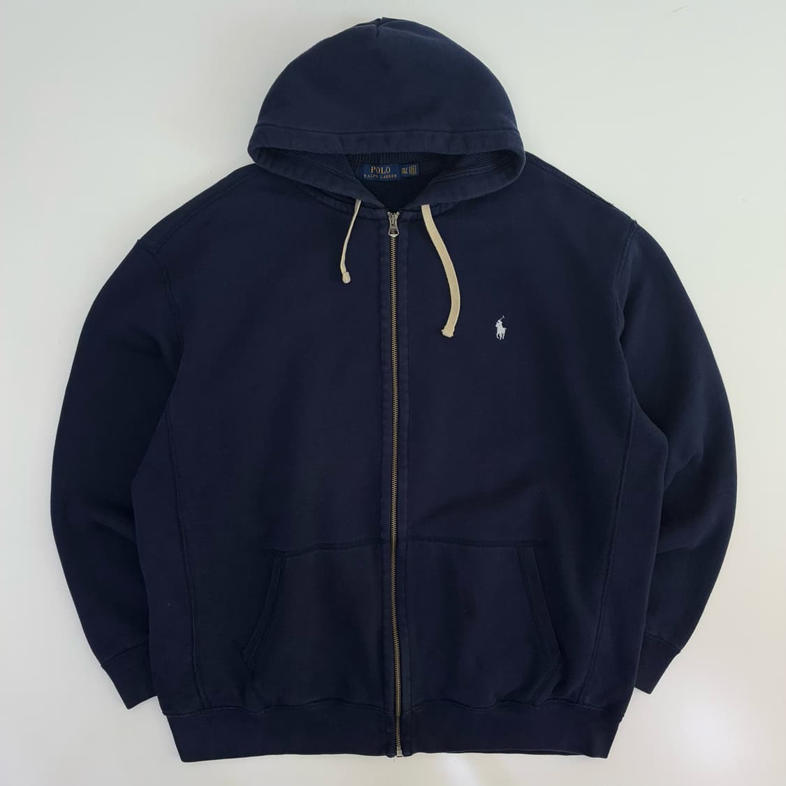 Polo  폴로 랄프로렌 자수 코튼 네이비 후드집업 상품이미지1