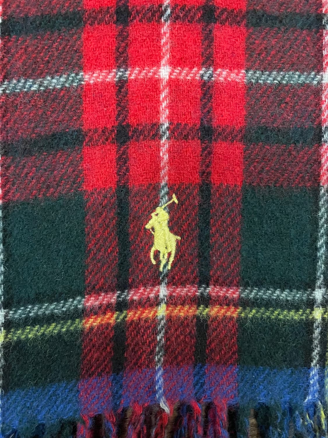 폴로 랄프로렌 리버시블 타탄 체크 머플러 목도리 상품이미지5