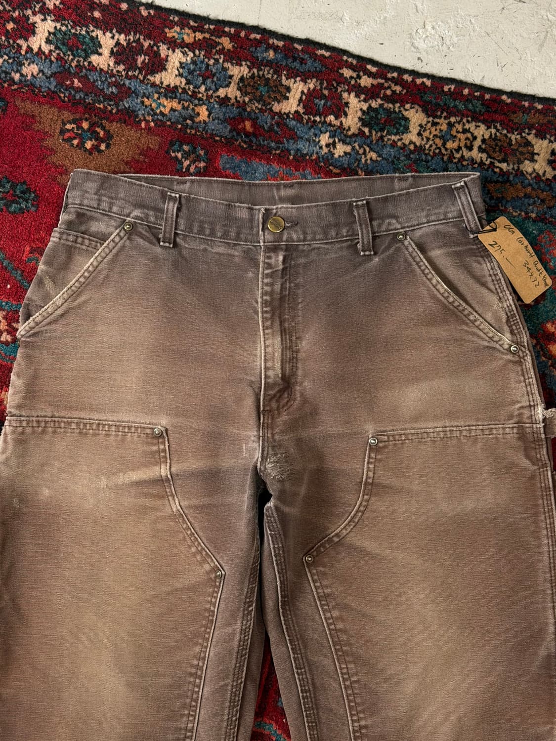 OG 칼하트 더블니 다크브라운 칼하트 B136 DKB 썩블니 상품이미지5