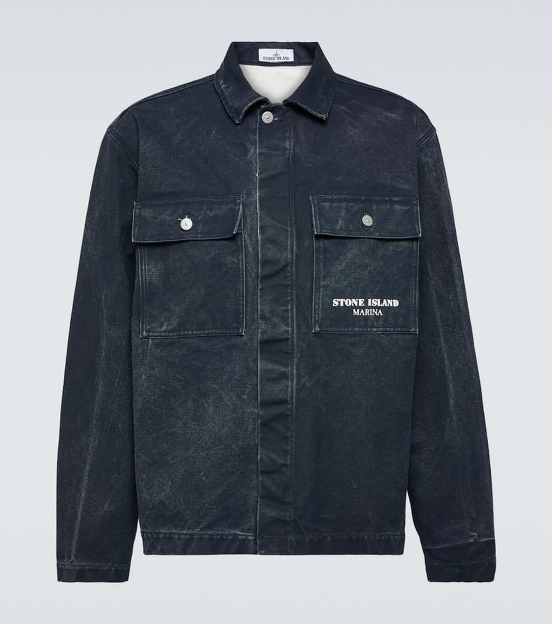 스톤아일랜드 Stone Island 마리나 코튼 캔버스 오버셔츠 상품이미지6