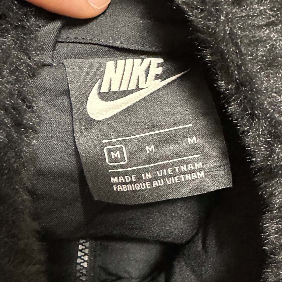 M 나이키 빅스우시 블랙 플리스 상품이미지4
