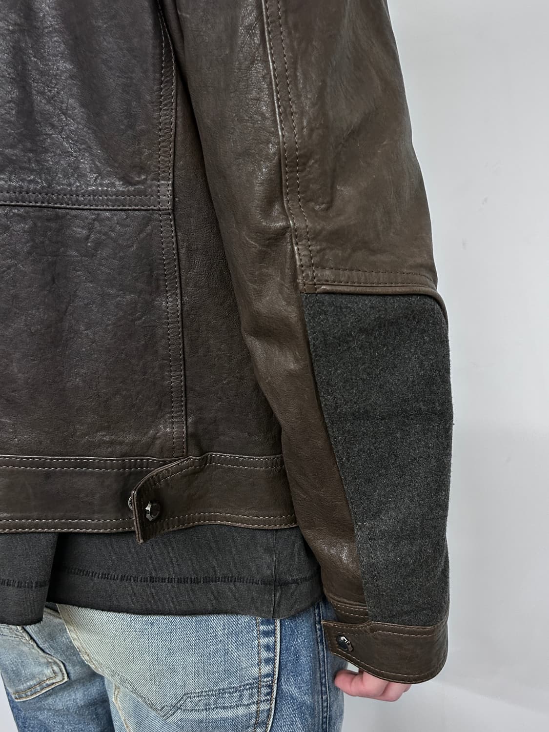Sieg 램스킨 레더 자켓 상품이미지6