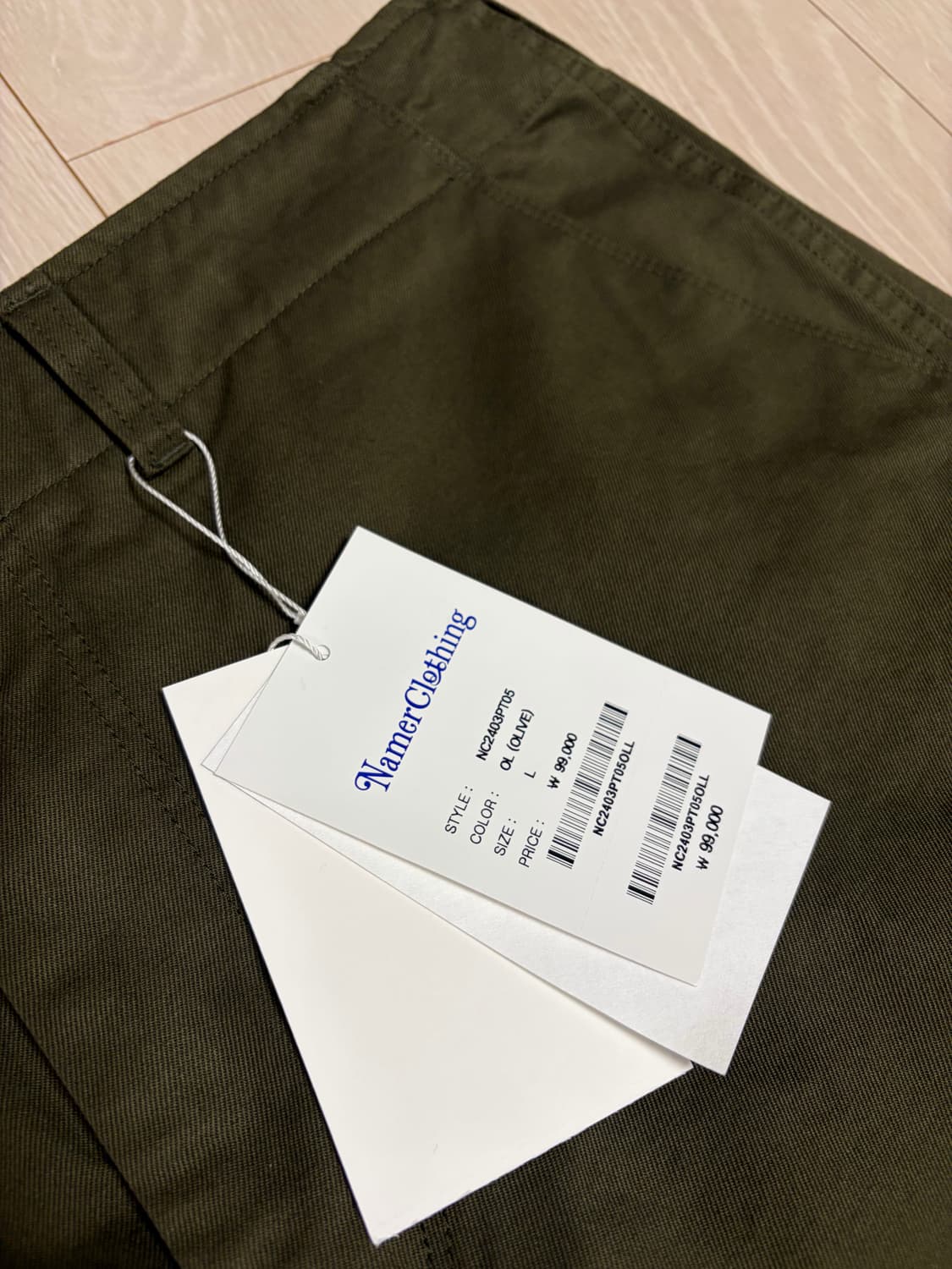 네이머클로딩 오피서치노 올리브L 상품이미지3