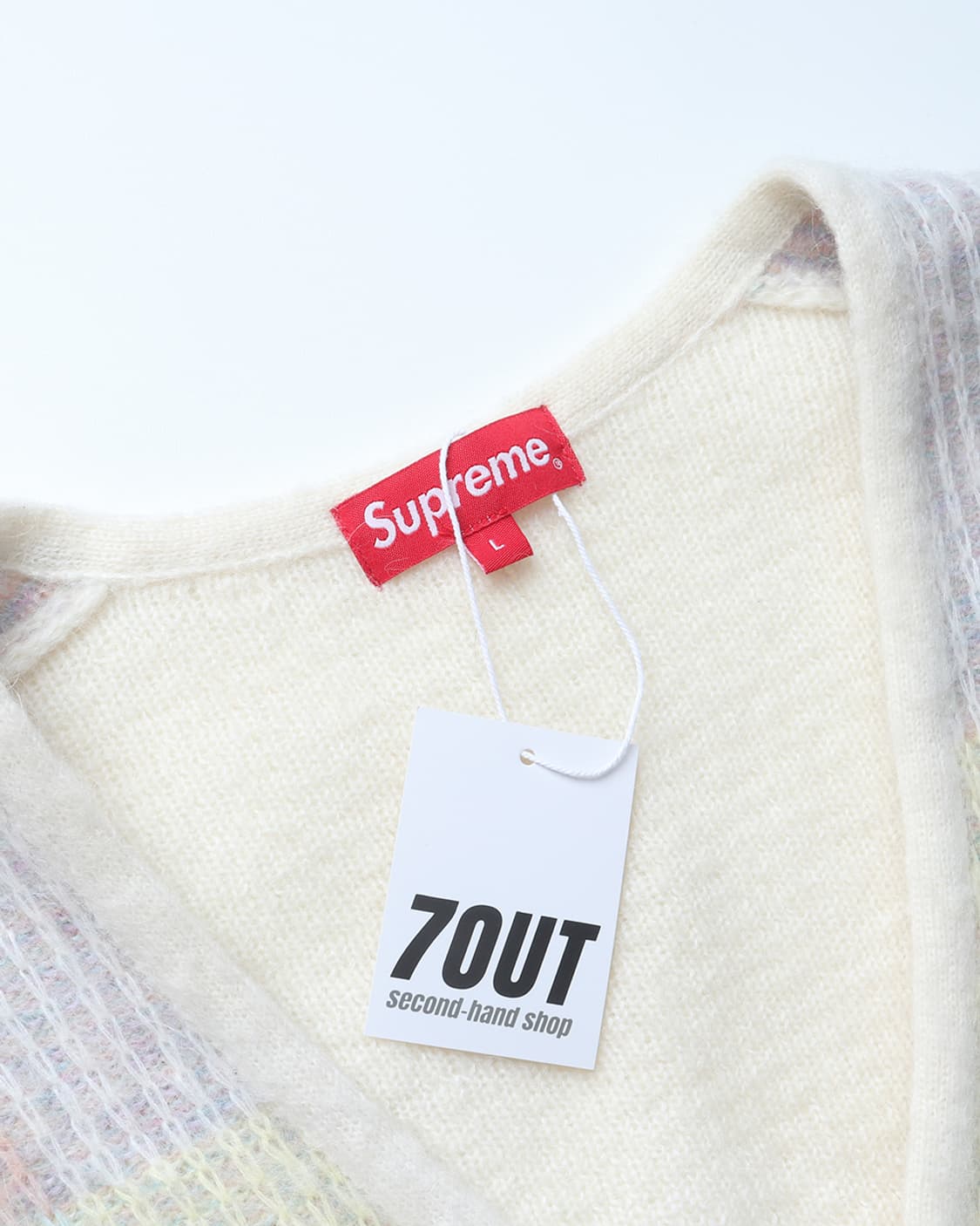 Supreme 22SS Brushed Grid Cardigan 상품이미지8