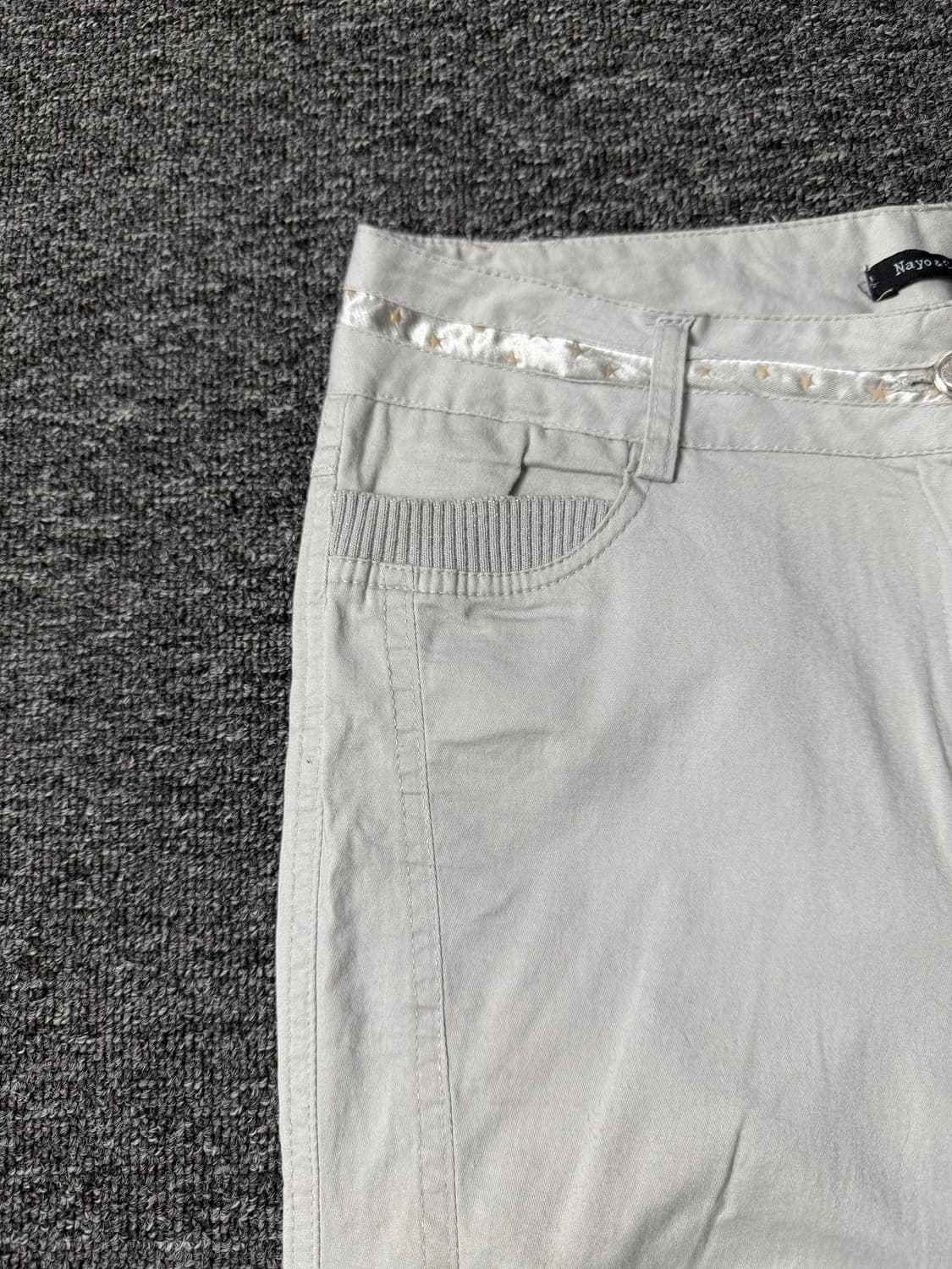 빈티지 스타 카프리 팬츠 상품이미지4