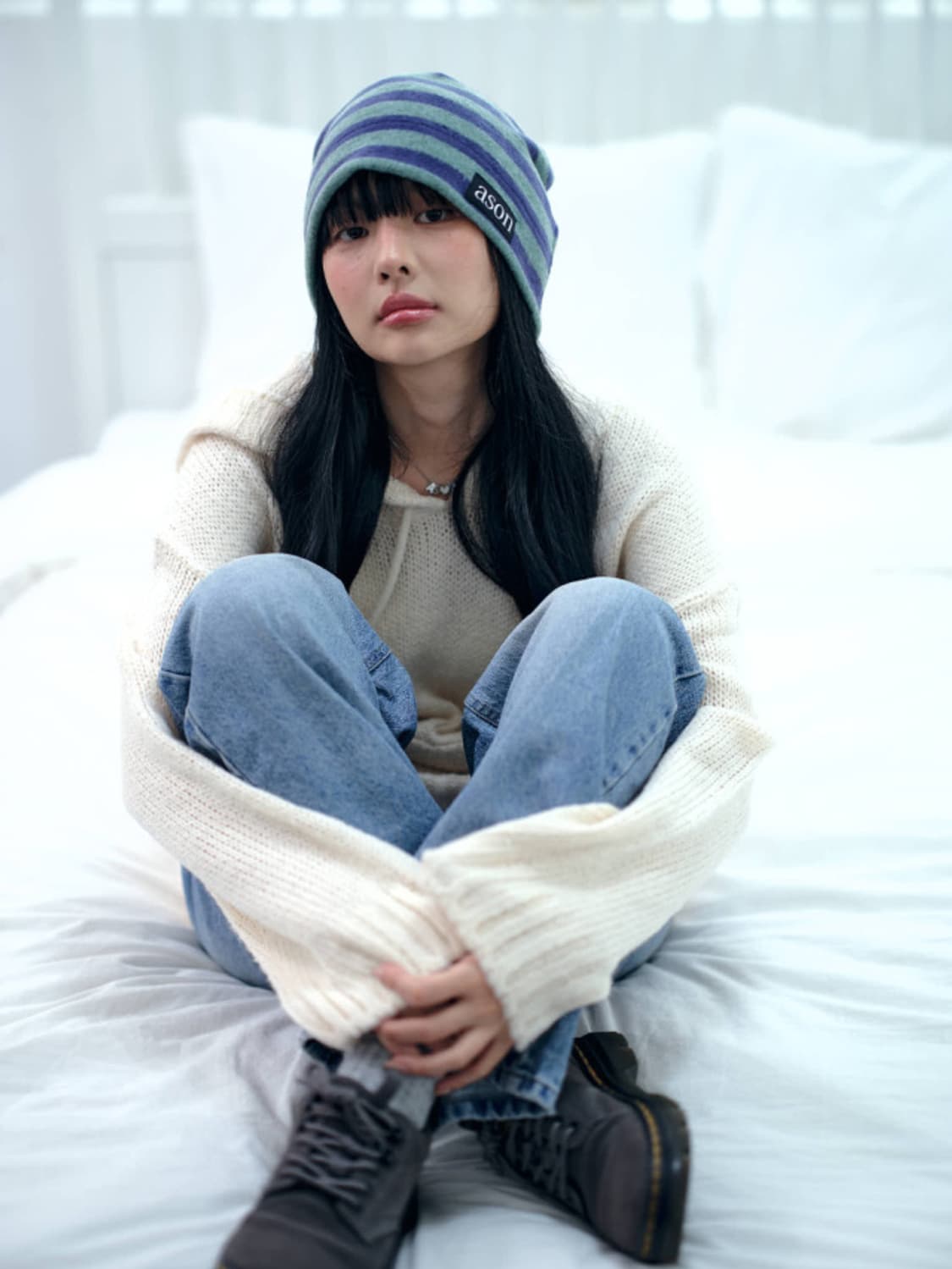 애즈온 비니 ELENA BEANIE / MINT 상품이미지2