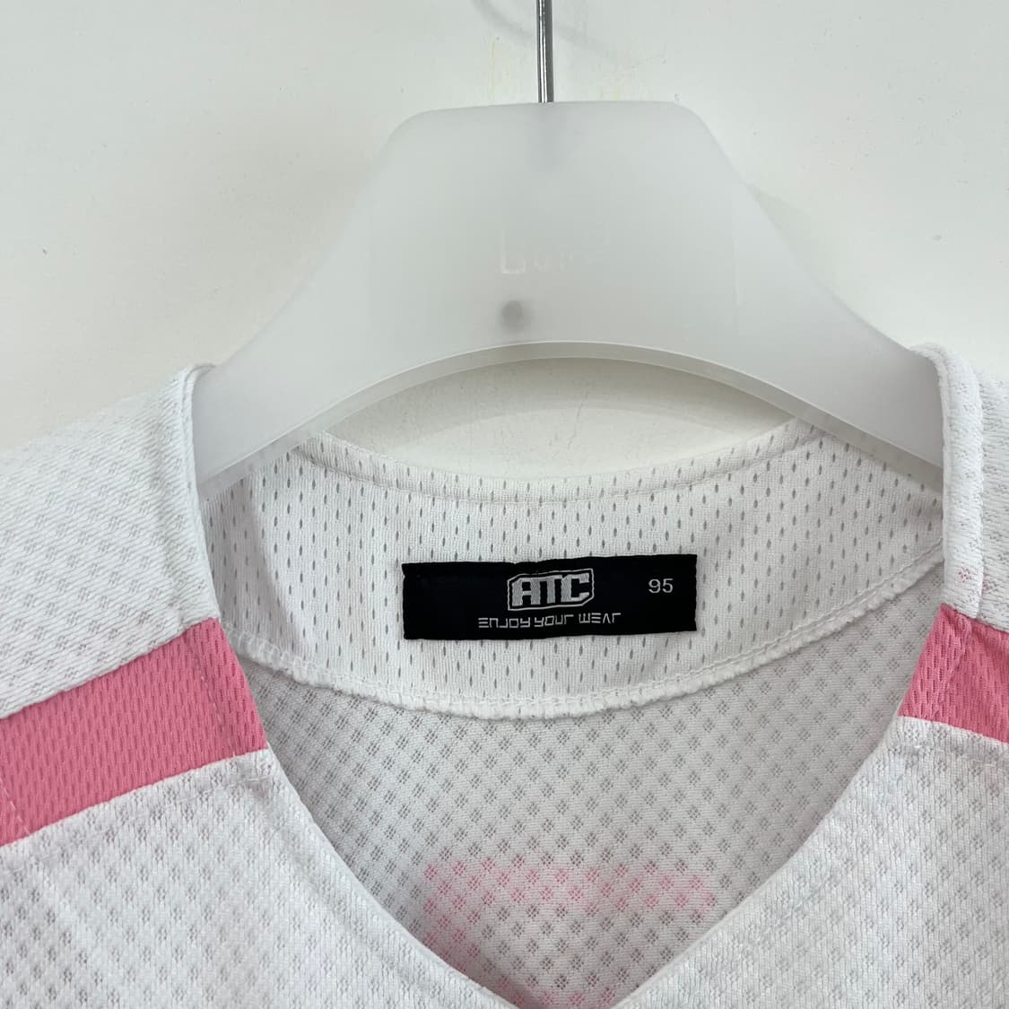 SK와이번스 ATC 정근우 마킹 핑크 반팔 유니폼 상품이미지6