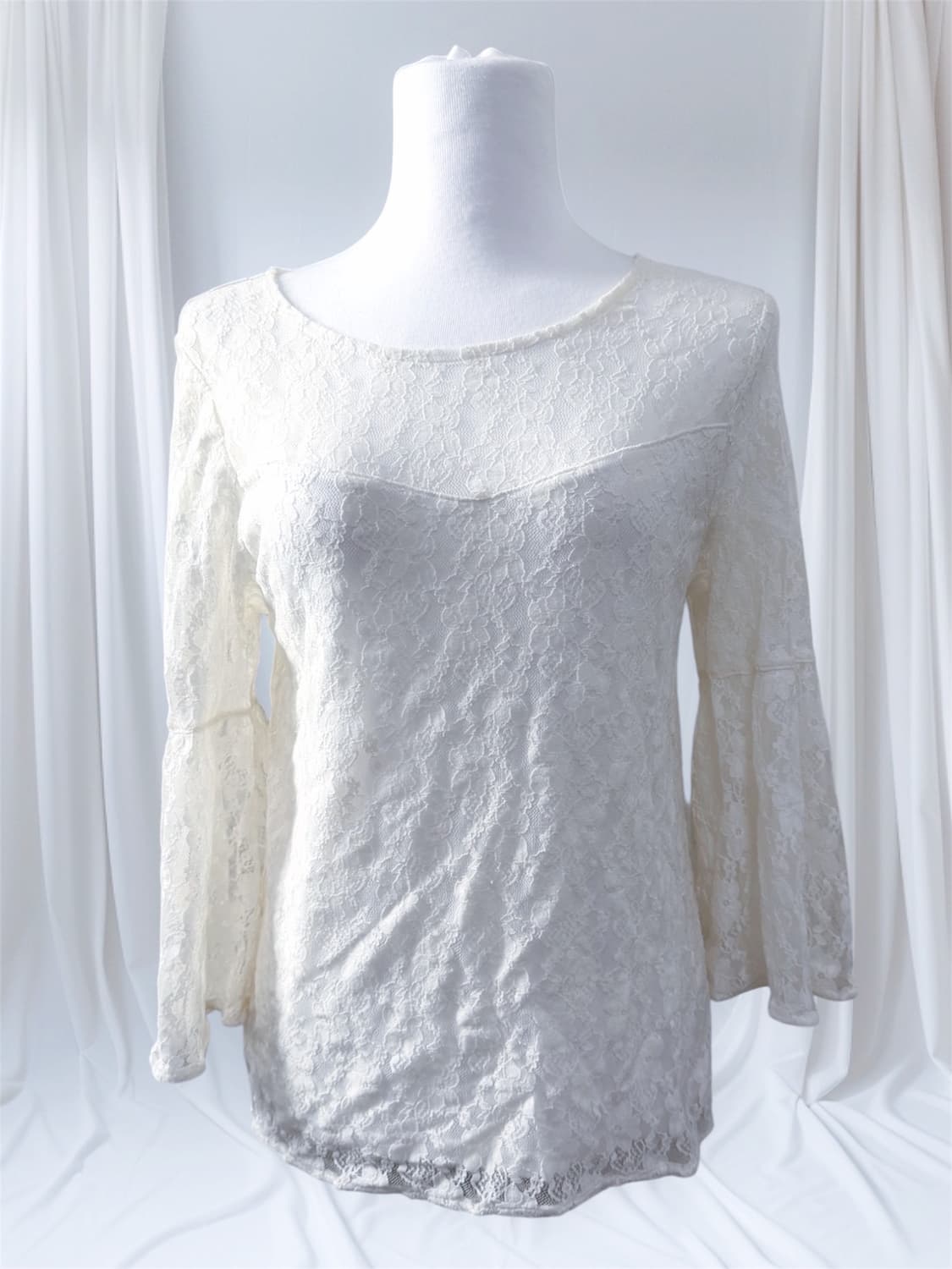 빈티지 모리걸 펀칭 탑  상품이미지1