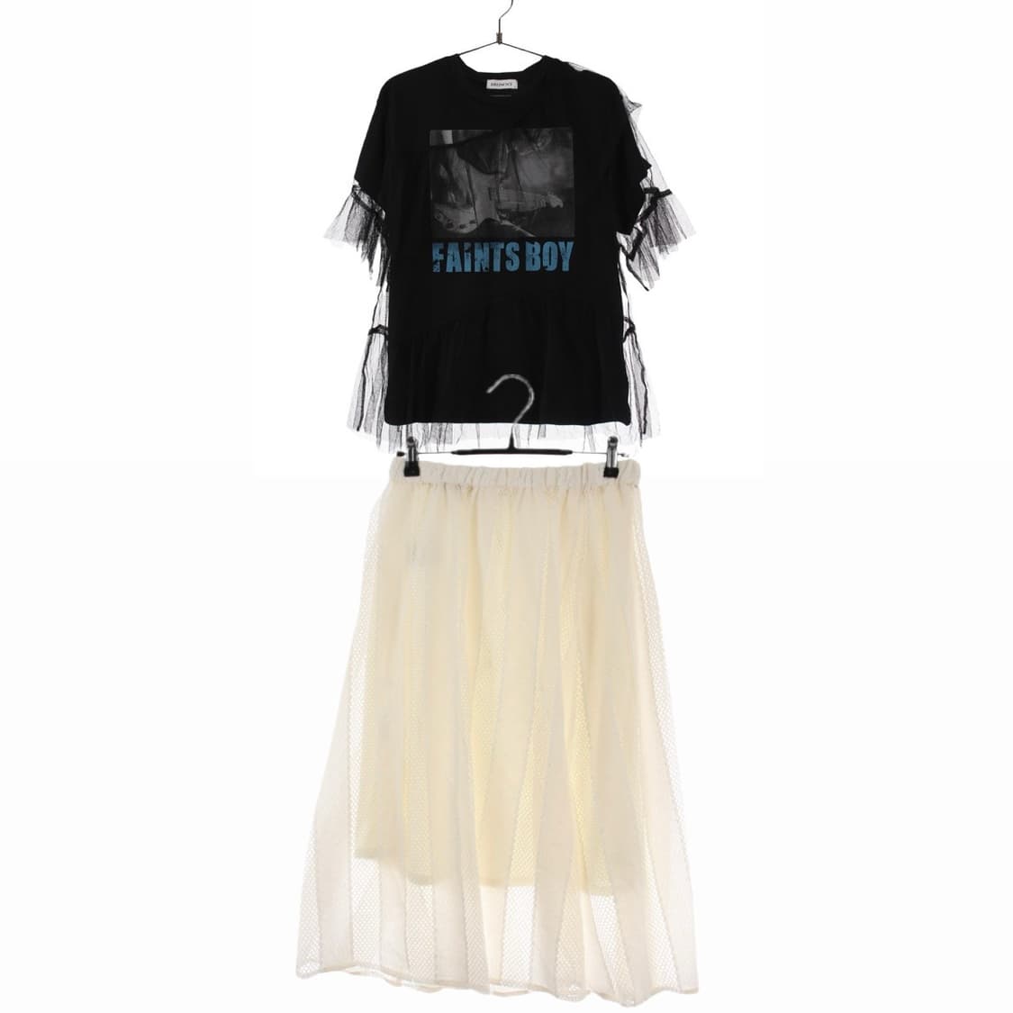 Vintage Rock Chic Outfit Set 상품이미지1