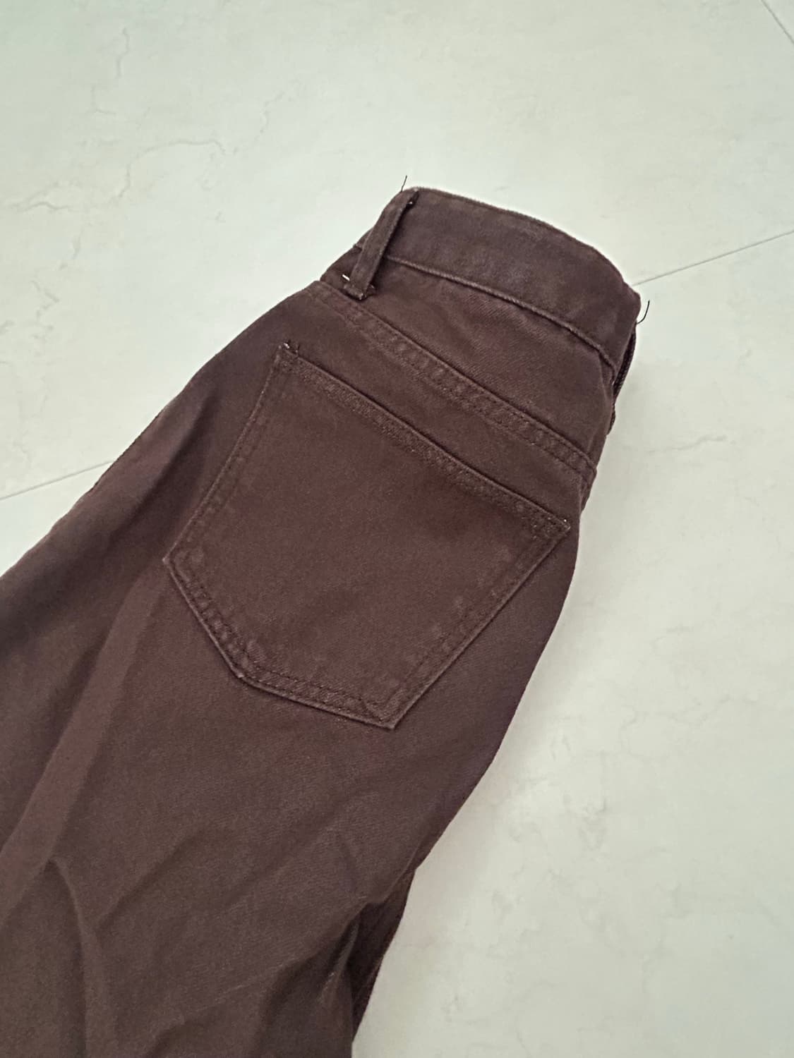 브라운 코튼팬츠 상품이미지2