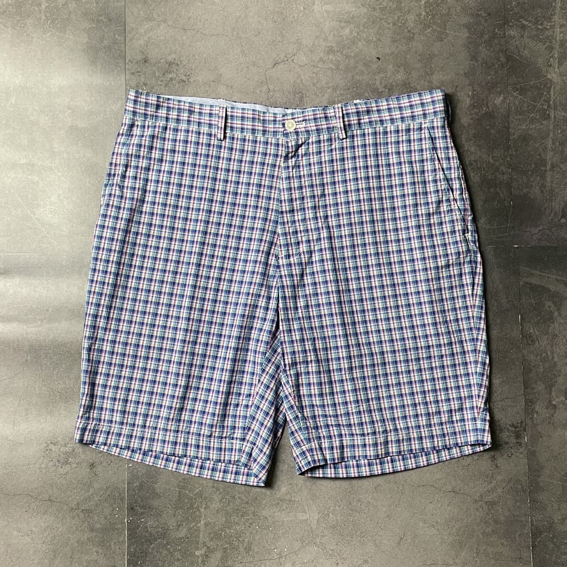 RALPH LAUREN 랄프로렌 빈티지 블루 체크 하프팬츠 A01072 상품이미지1