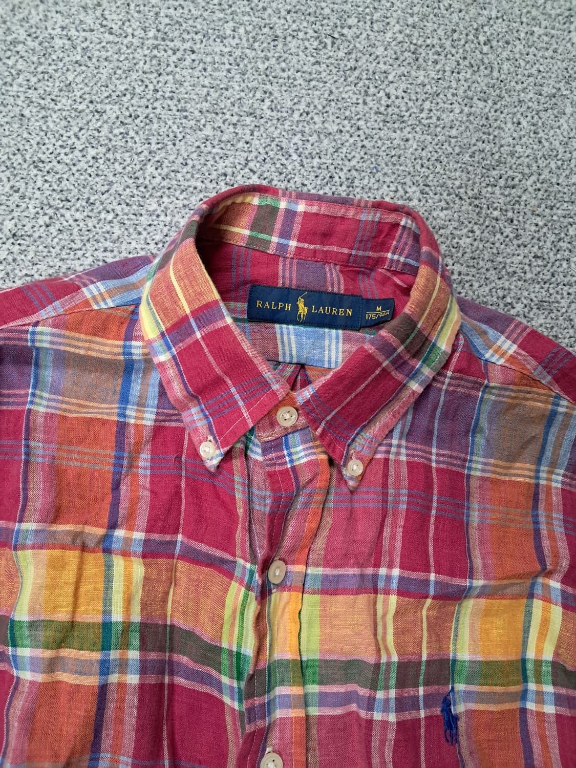 랄프 로렌(Polo Ralph Lauren)의 마드라스 체크 린넨 긴팔  상품이미지3